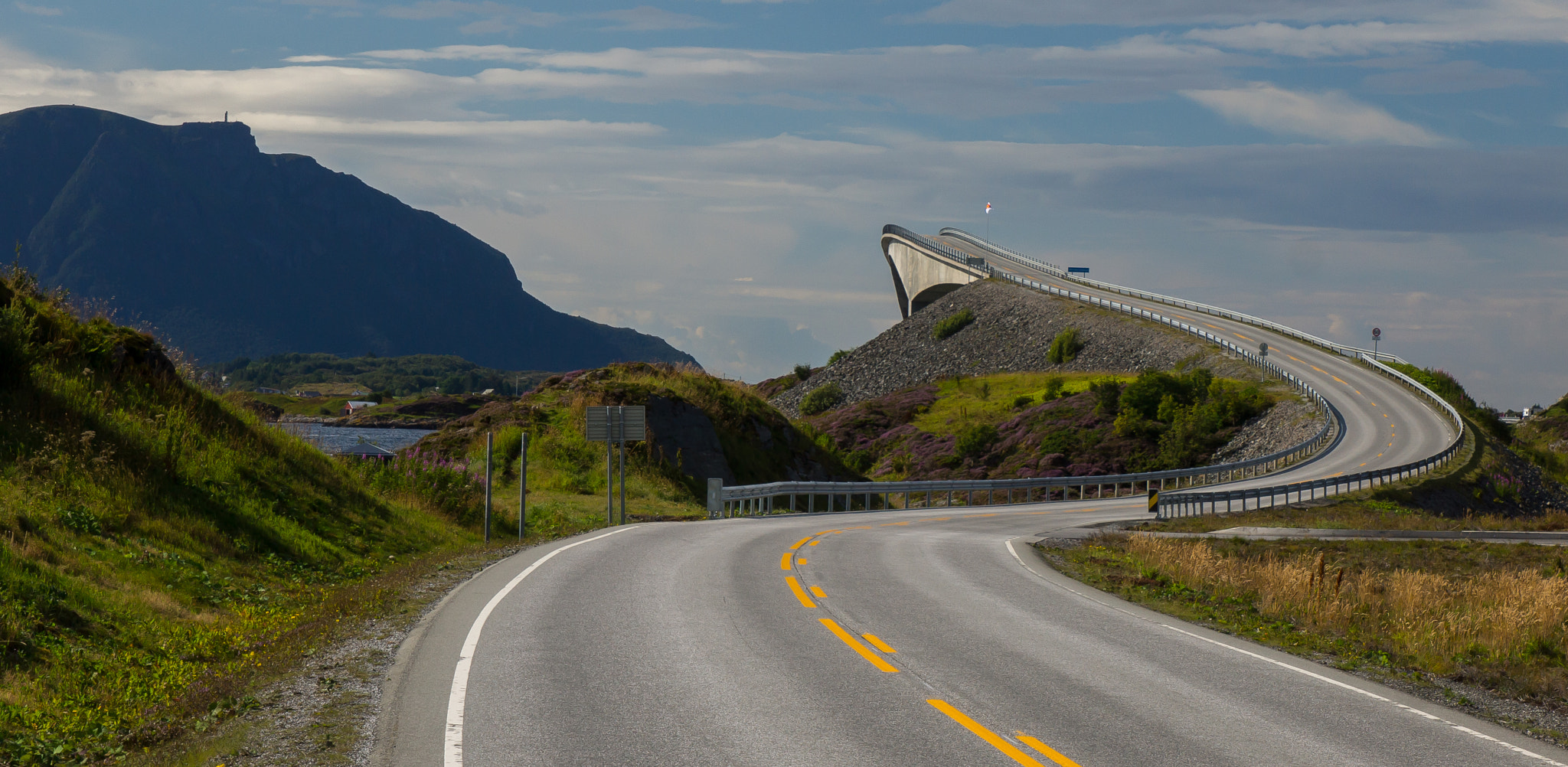 Sony SLT-A65 (SLT-A65V) + Tamron SP 24-70mm F2.8 Di VC USD sample photo. Atlantic road, norway photography