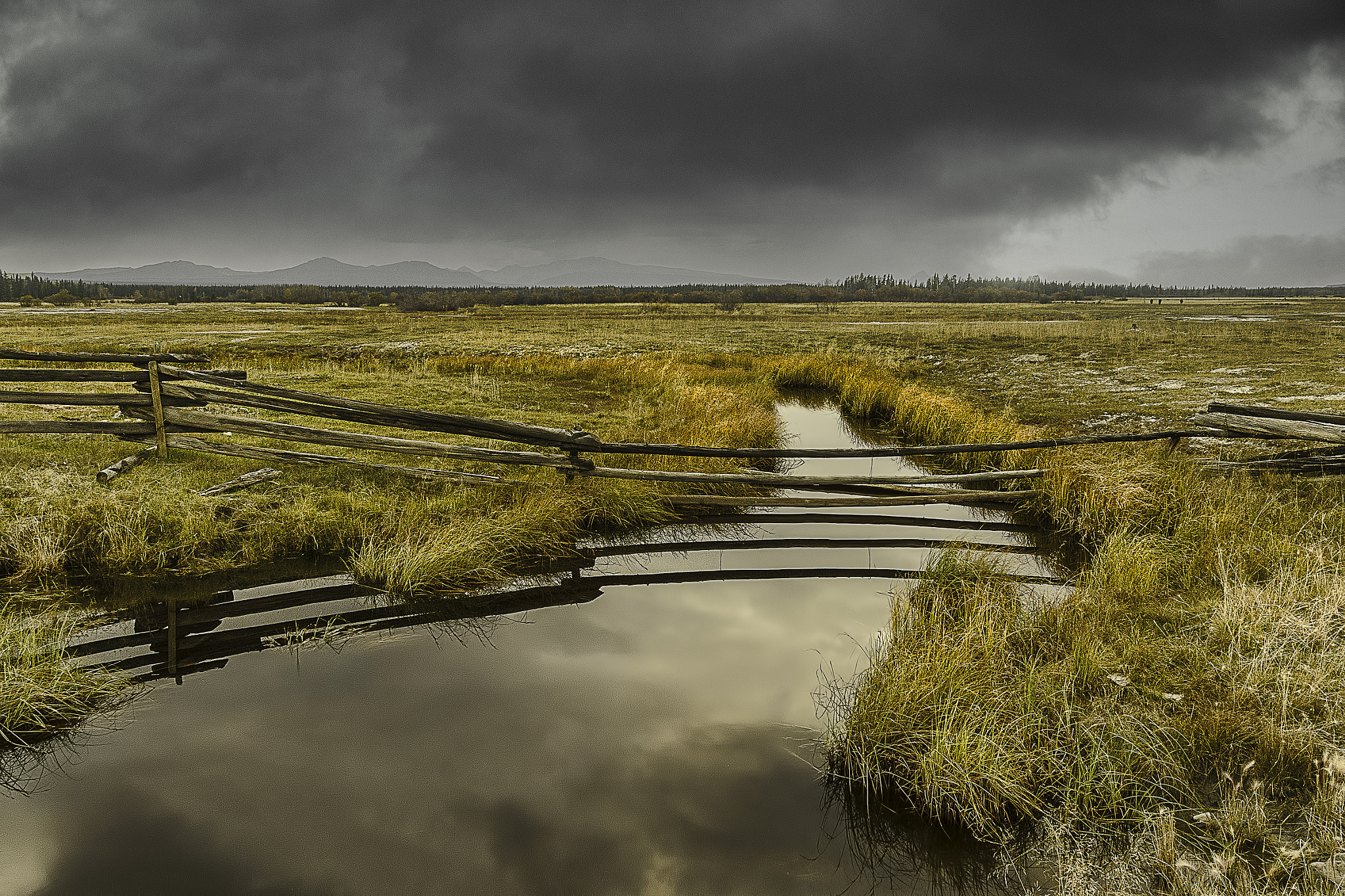 Sony a7R sample photo. Rain coming photography