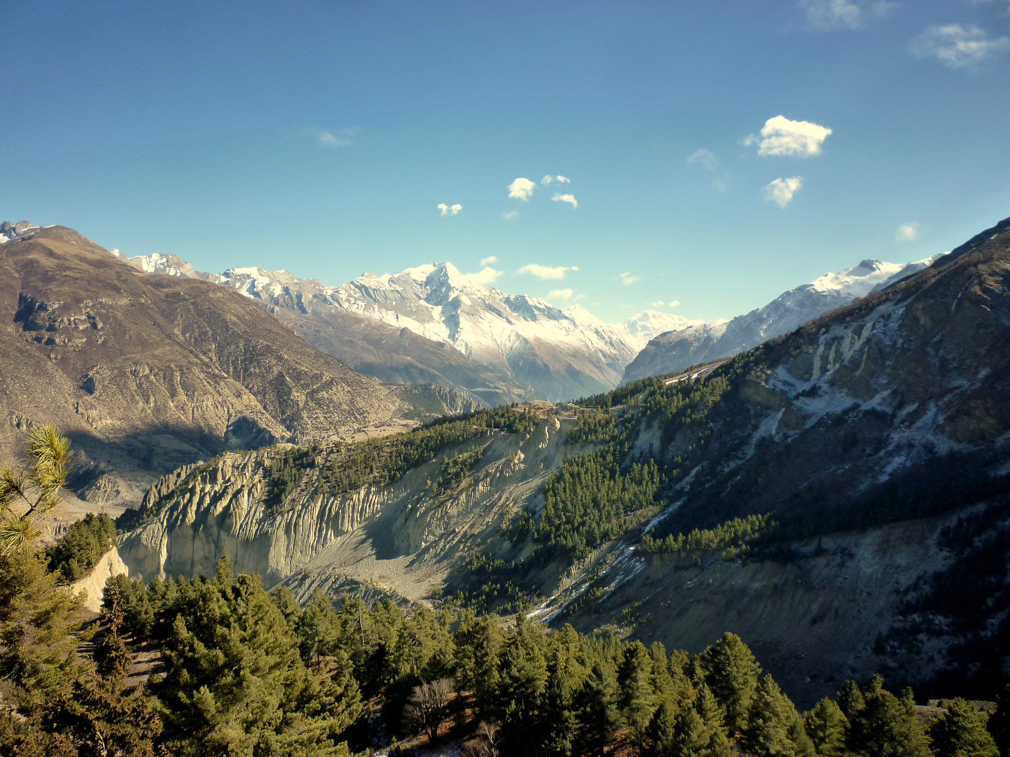 Panasonic DMC-FS15 sample photo. Annapurna range photography