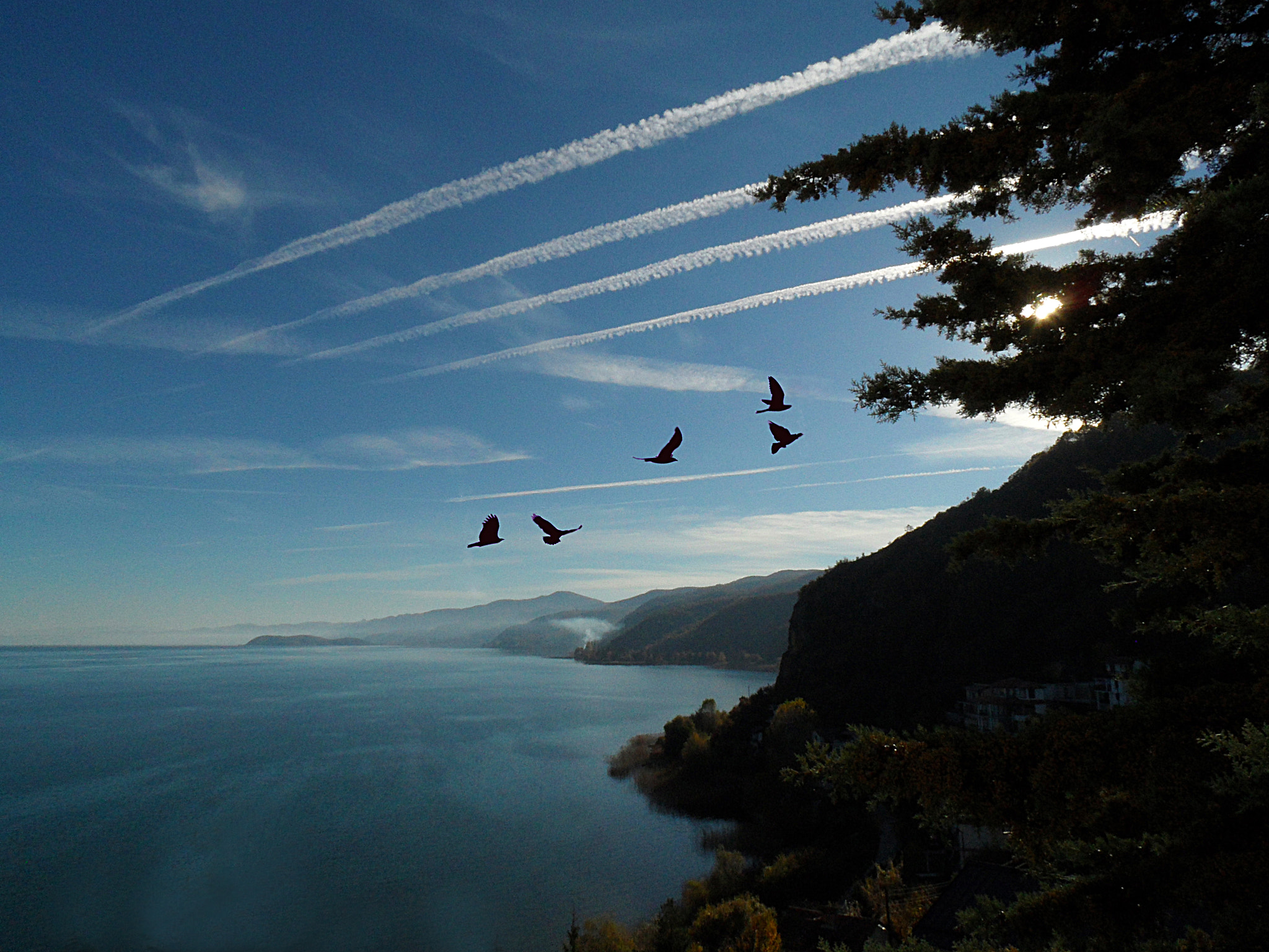 Samsung WB600 / VLUU WB600 /  WB610 sample photo. Ohrid lake photography