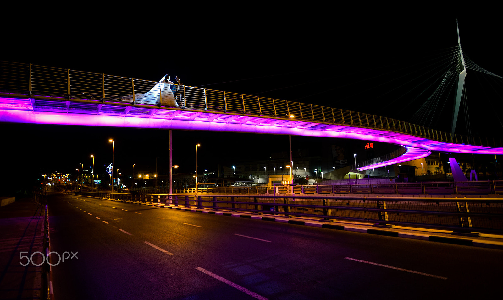 Nikon D4 sample photo. The purple bridge photography