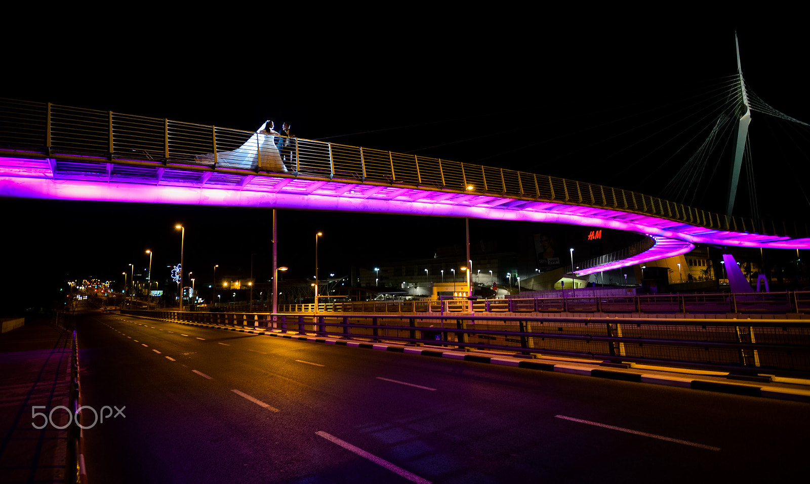 Nikon AF-S Nikkor 17-35mm F2.8D ED-IF sample photo. The purple bridge photography
