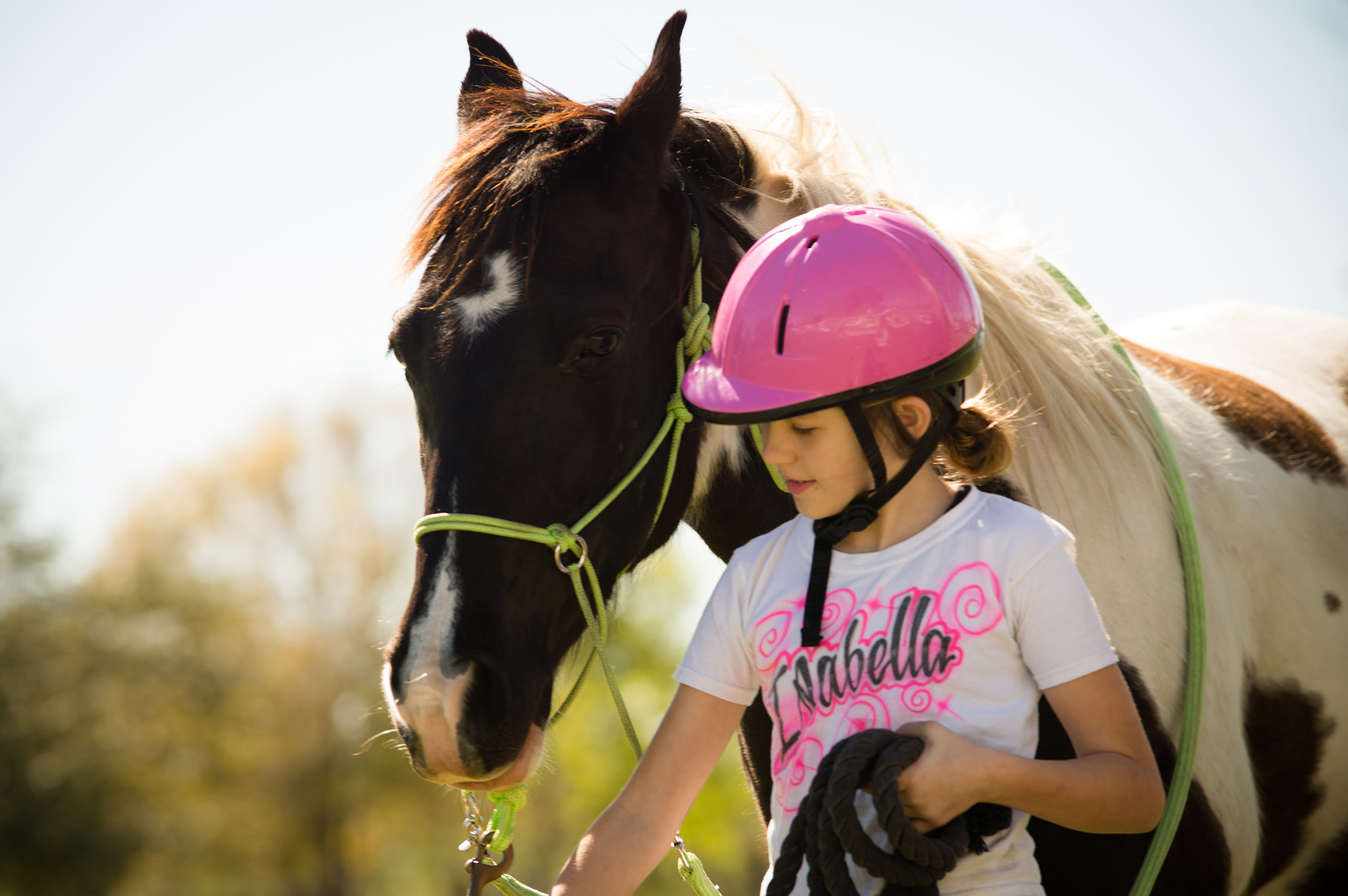 Nikon D4 sample photo. Horse and girl photography