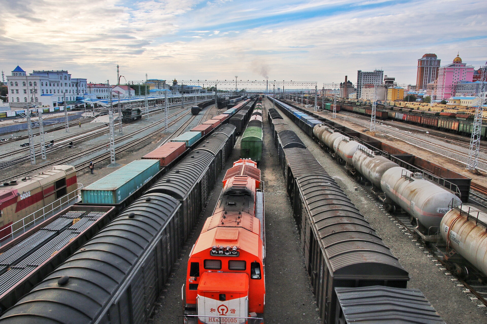 Canon 17-50mm sample photo. Train from russia to china photography
