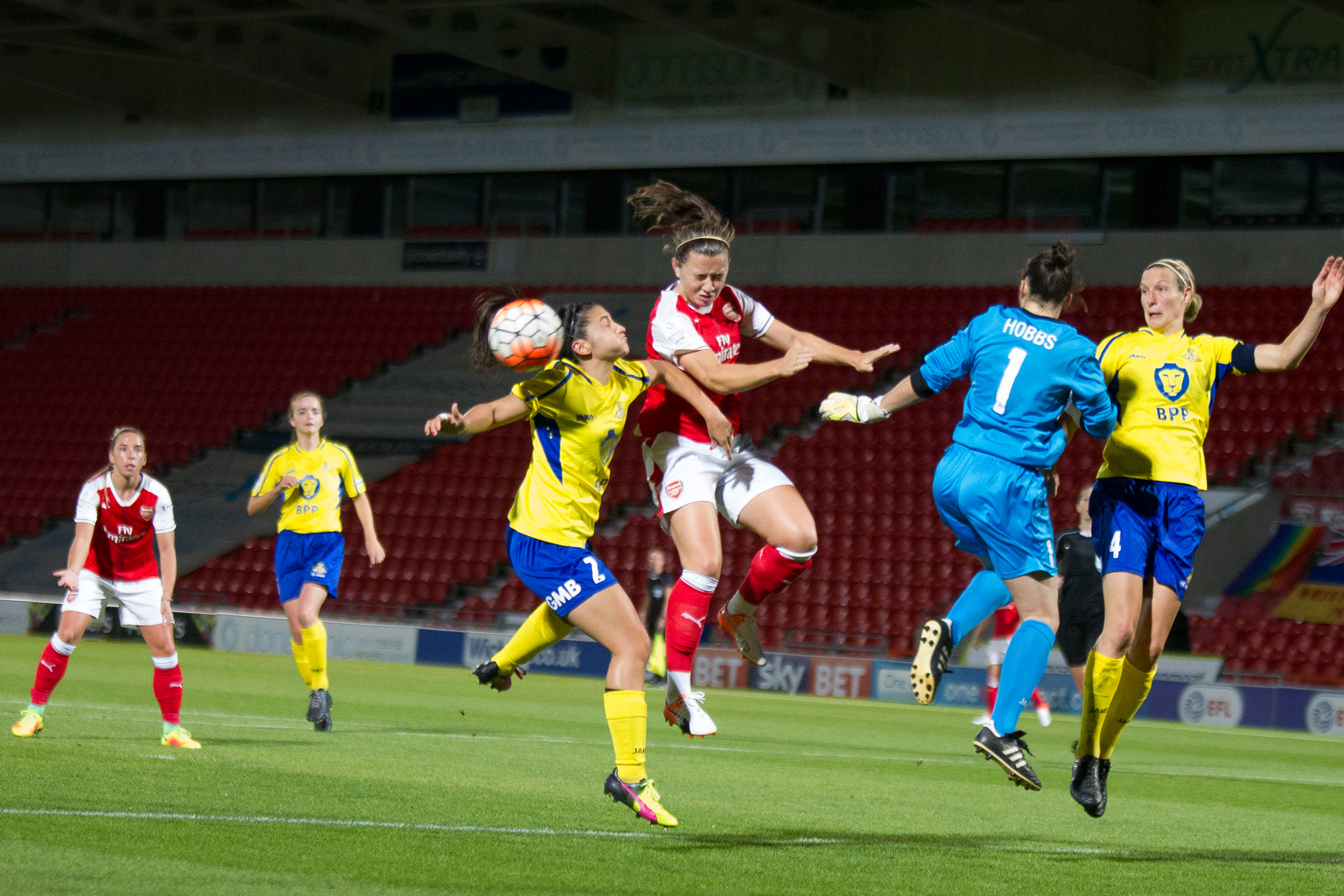 Canon EOS-1D Mark IV + Canon EF 70-200mm F2.8L IS USM sample photo. Doncaster rovers belles vs arsenal ladies, fa women's super league fa wsl1, football, the... photography