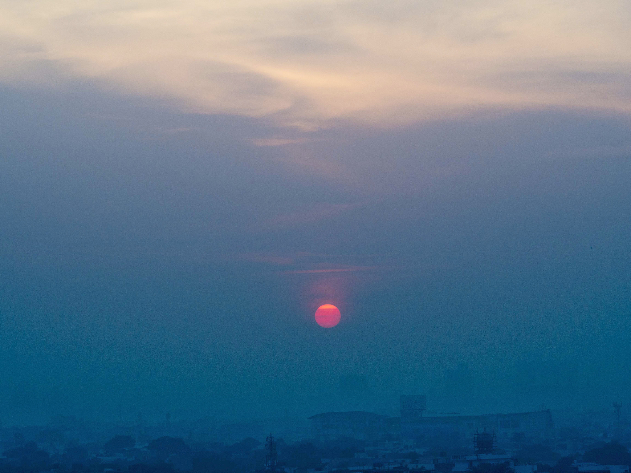 Olympus PEN E-PM2 sample photo. Sunset at new delhi photography
