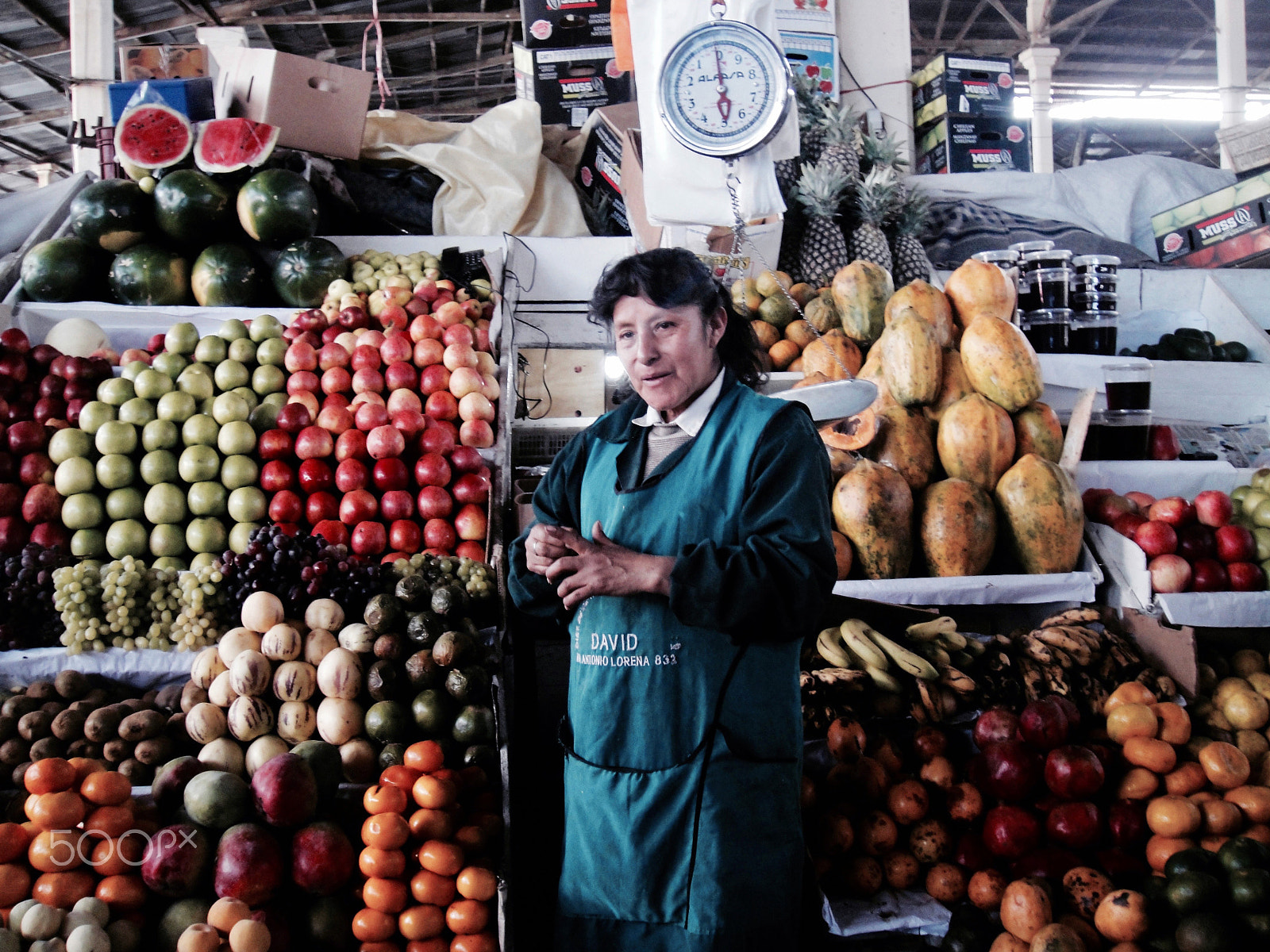 Sony DSC-T90 sample photo. Peruvian market photography