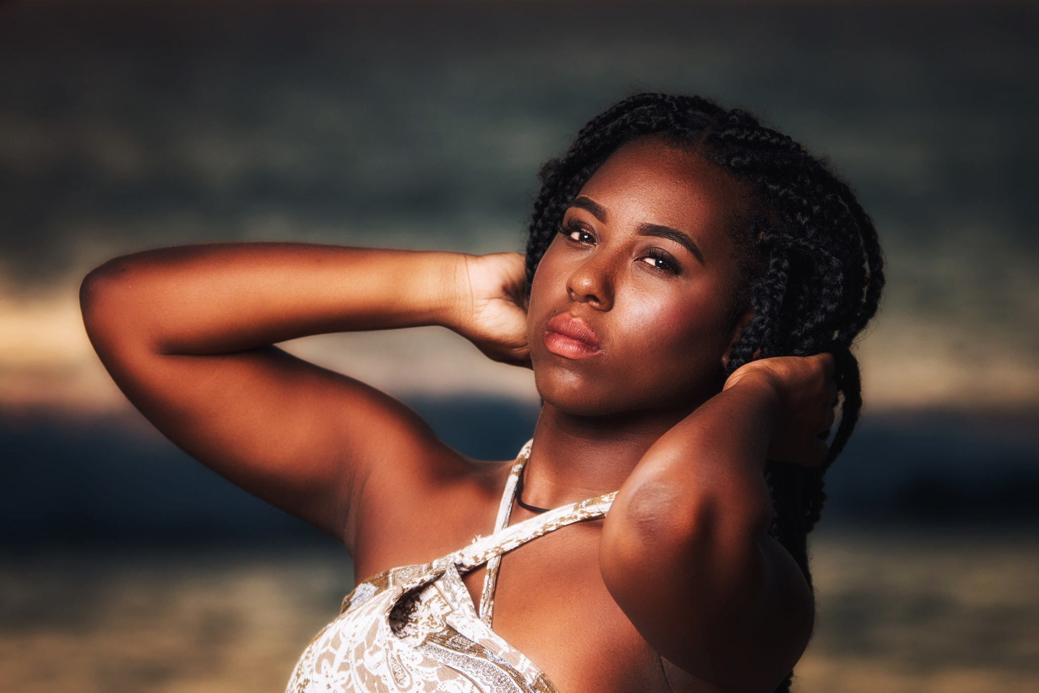 Sigma 70-200mm F2.8 EX DG OS HSM sample photo. Beach headshot photography