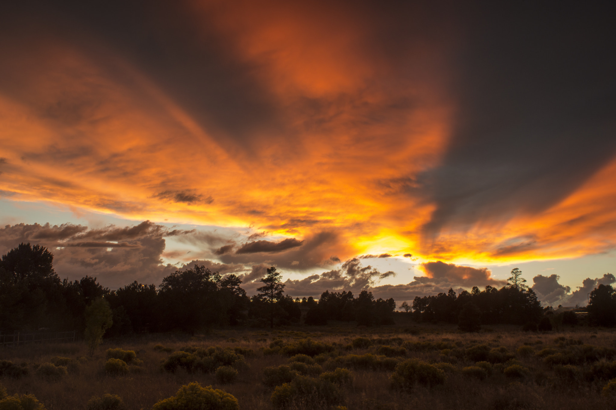 Nikon D3200 sample photo. Thunder sunset photography