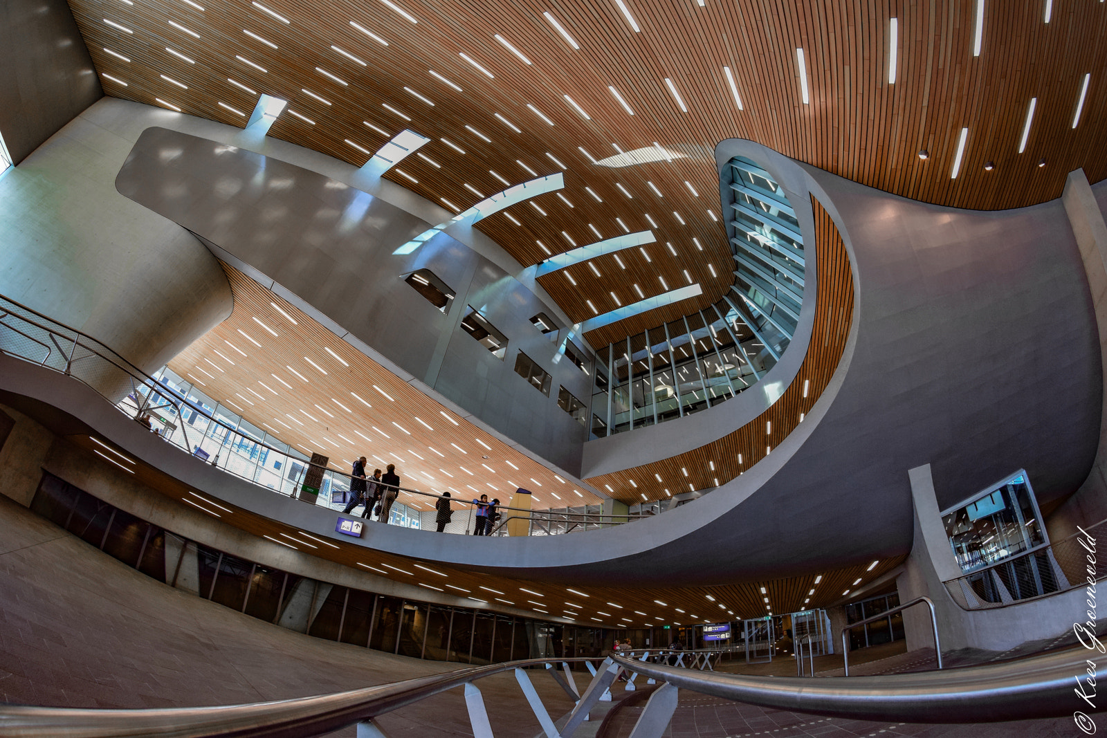 Nikon D5300 + Samyang 8mm F3.5 Aspherical IF MC Fisheye sample photo. A "wow" trainstation in arnhem nl photography