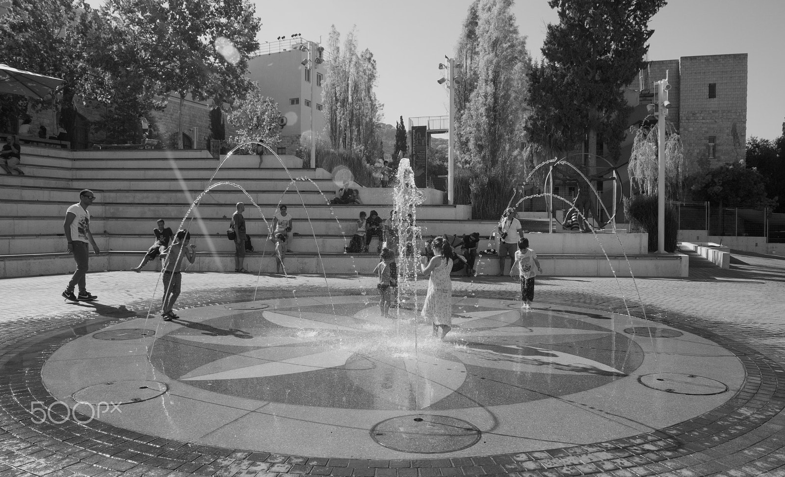 Nikon D610 sample photo. Fountain photography