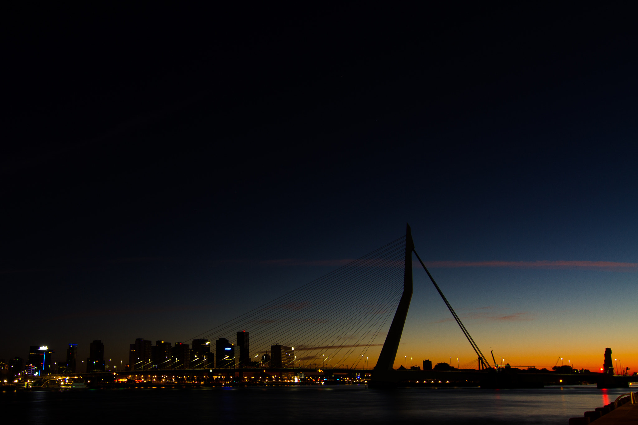 Tokina AT-X Pro 12-24mm F4 (IF) DX sample photo. Erasmusbrug photography
