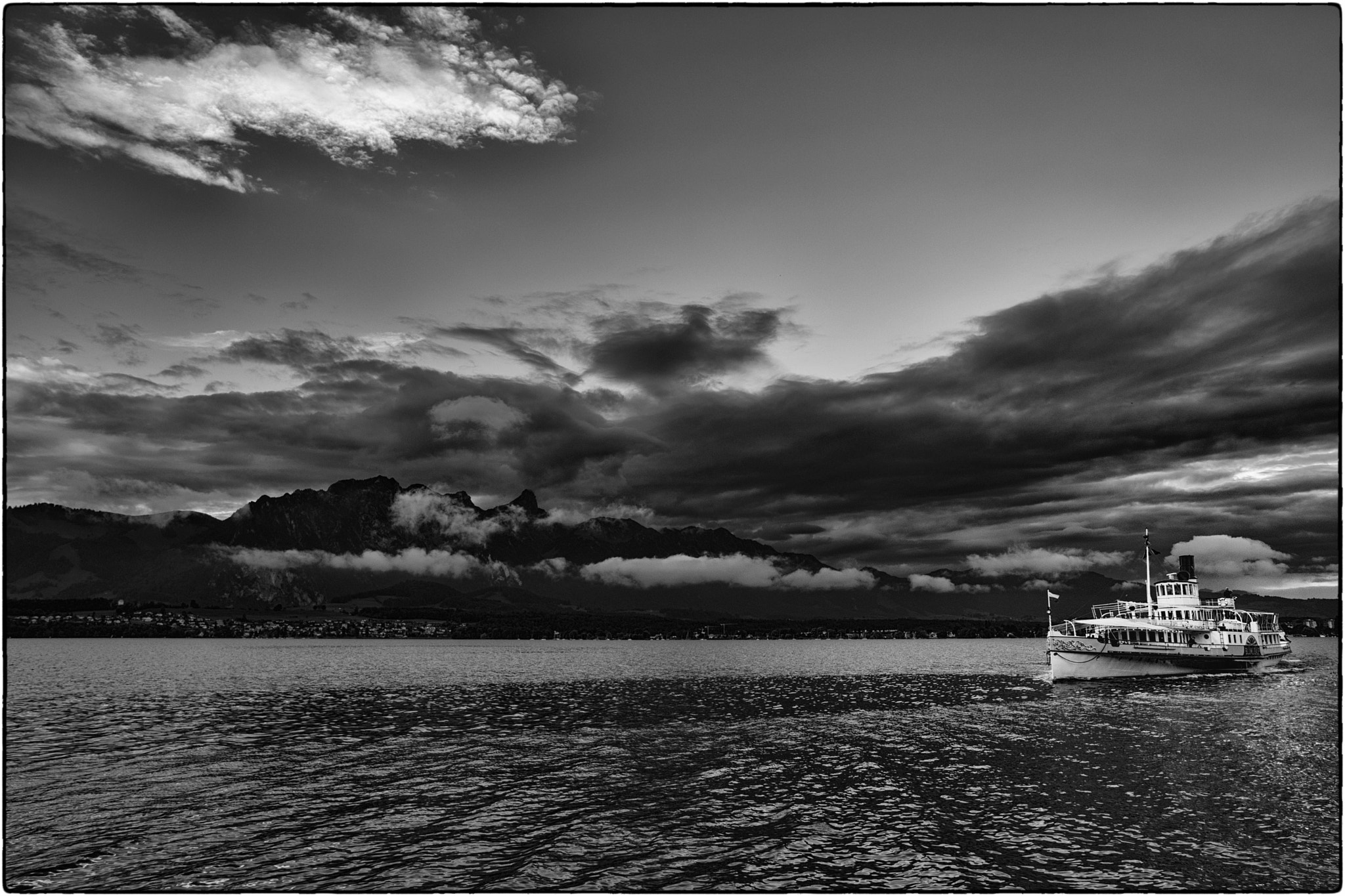Nikon D5300 + Nikon AF-S DX Nikkor 16-80mm F2.8-4E ED VR sample photo. Clouds and ship from west photography