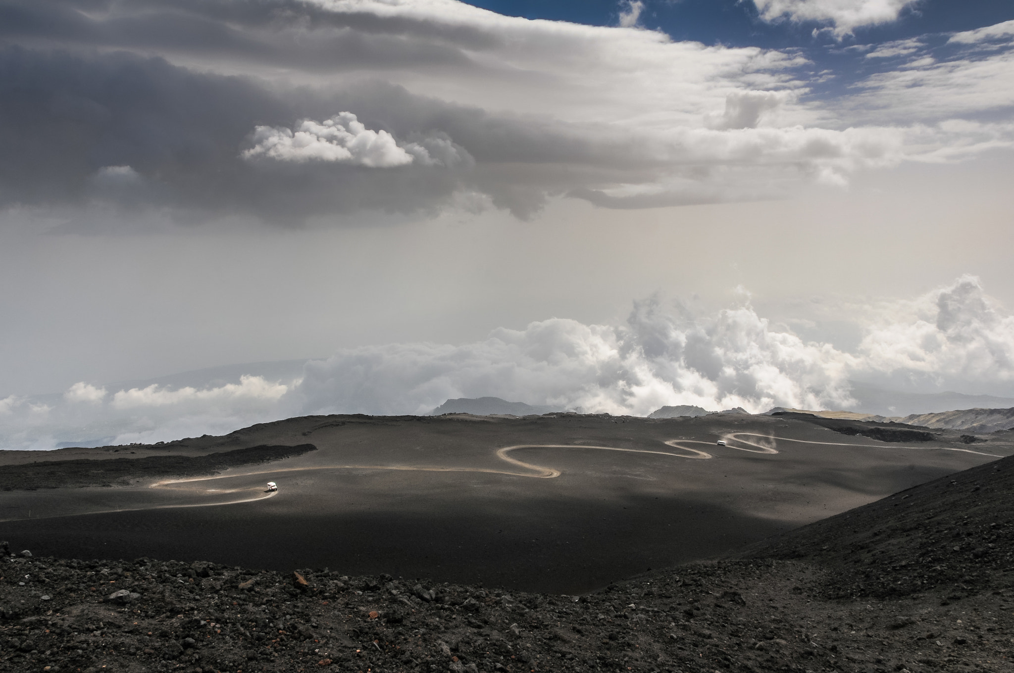 Nikon D300S sample photo. Road to volcano etna photography