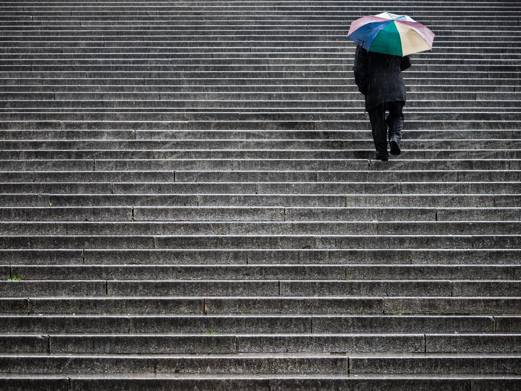 LUMIX G VARIO 45-150/F4.0-5.6 sample photo. Rain photography