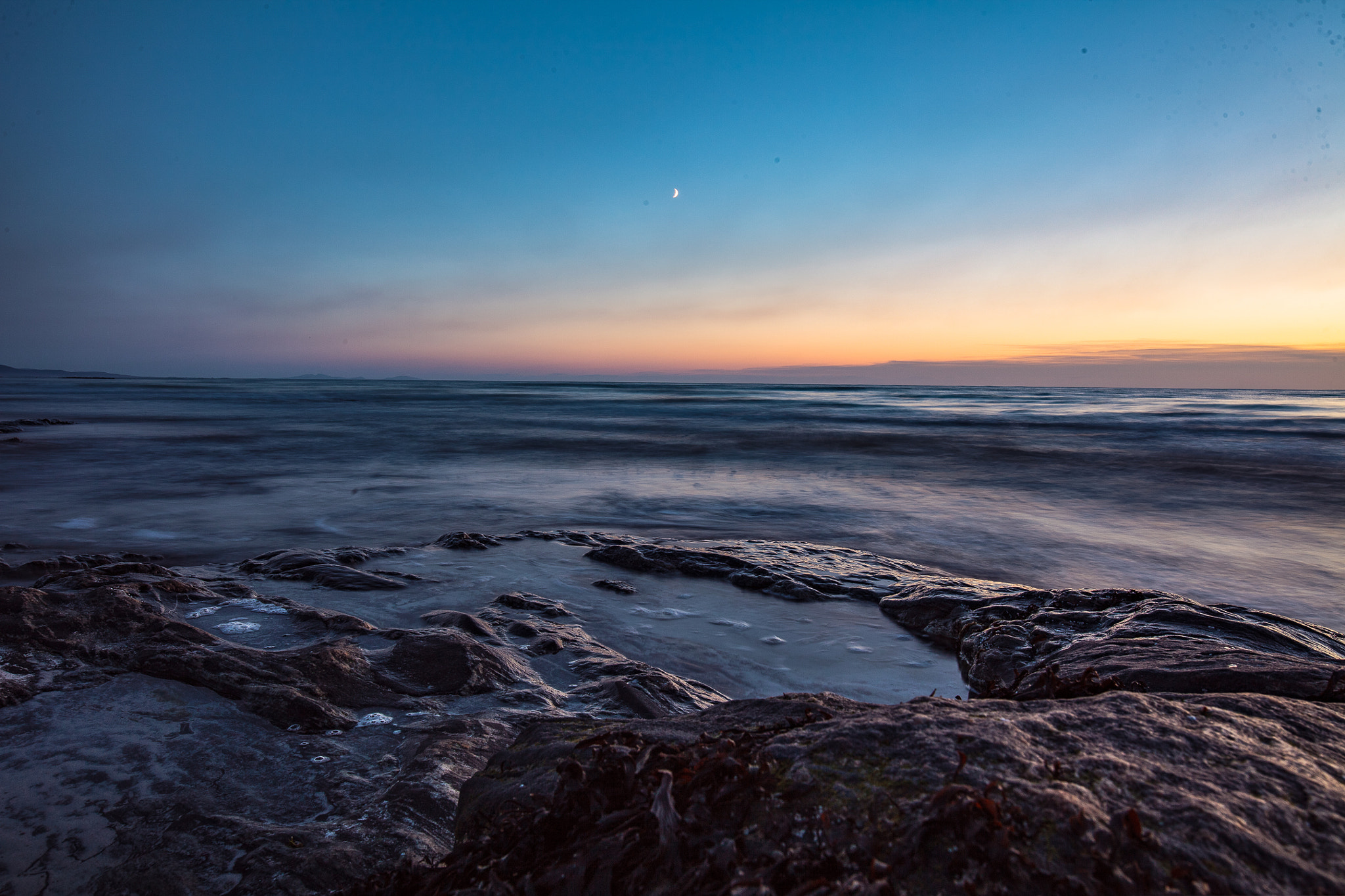 Sigma 24mm F1.4 DG HSM Art sample photo. Aird a' mhachair dusk photography