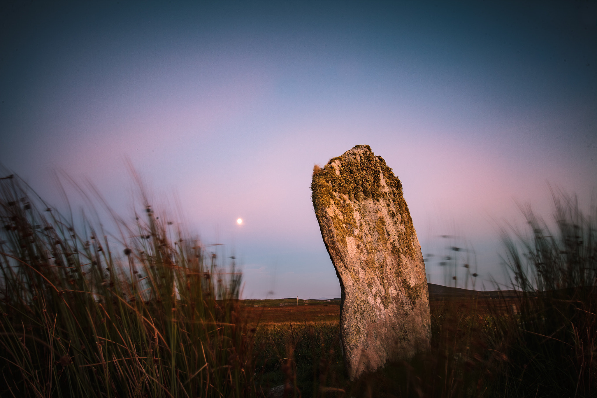 Sigma 24mm F1.4 DG HSM Art sample photo. Gramsdale standing stone photography