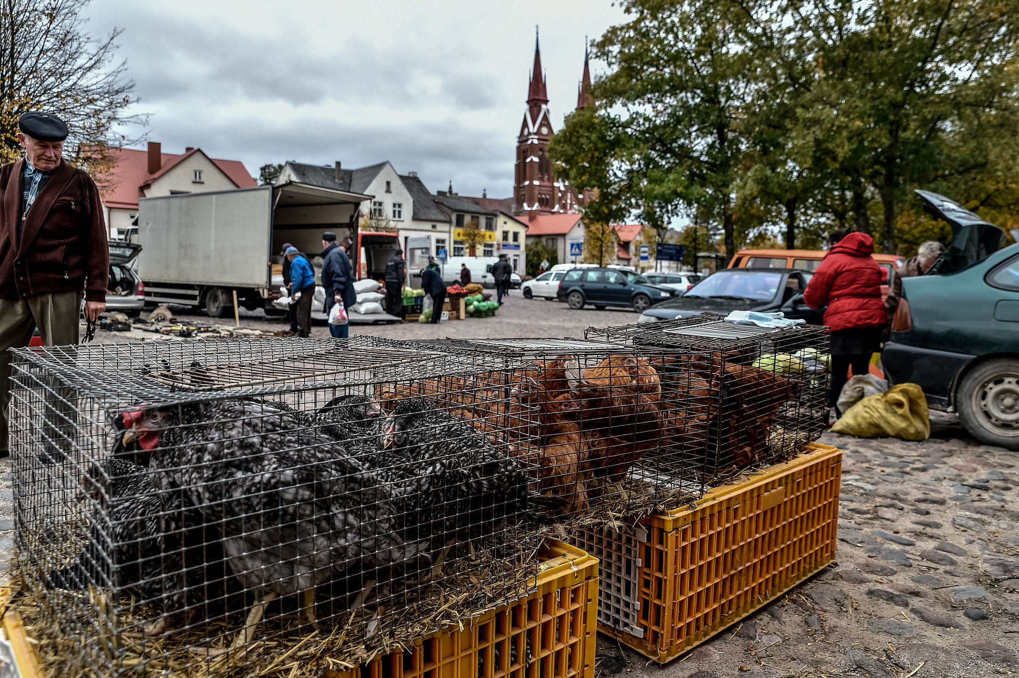 Nikon D4S sample photo. Bazaar town in lithuania photography