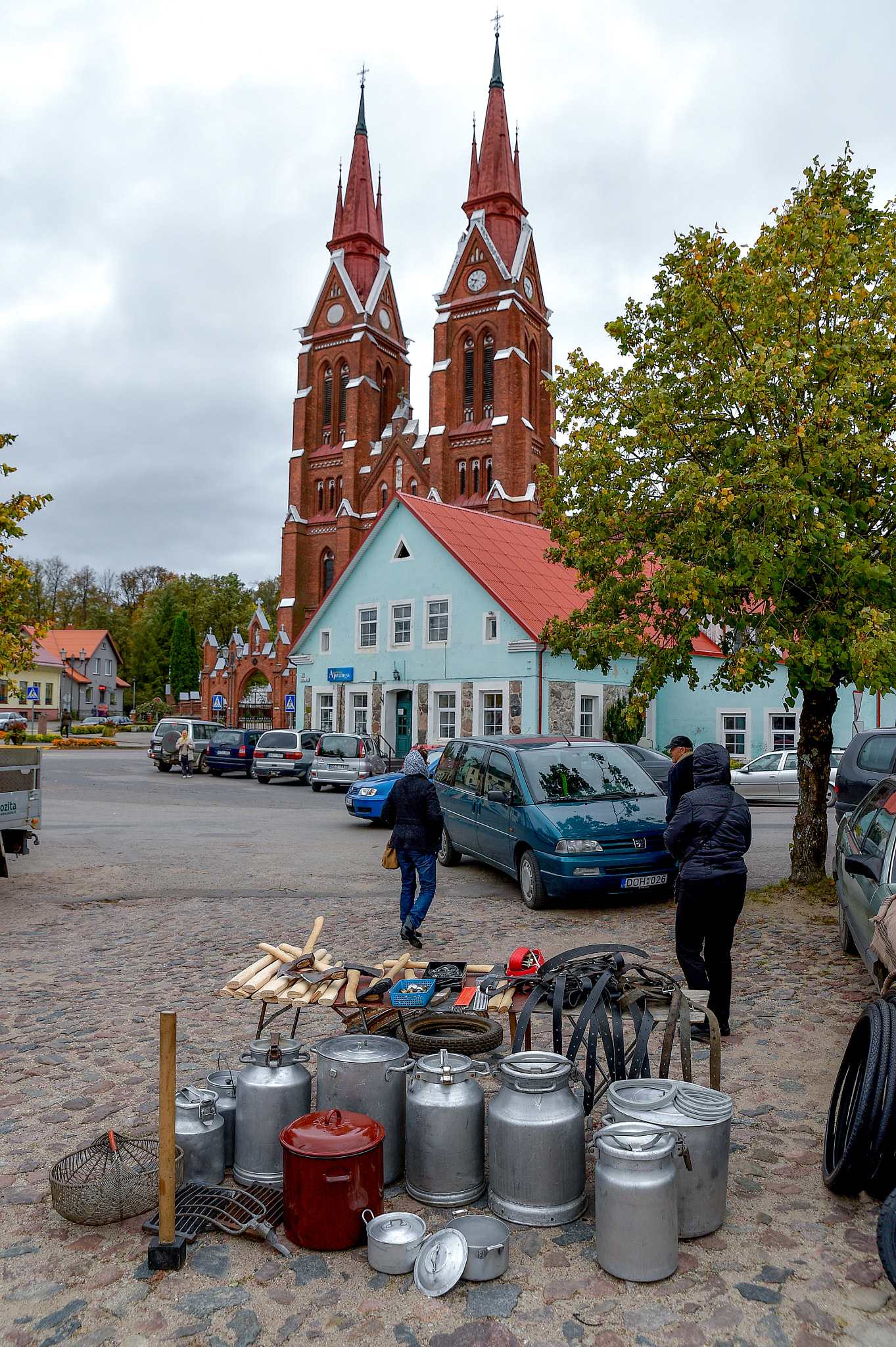 Nikon D4S + Tamron SP 24-70mm F2.8 Di VC USD sample photo. Bazaar town in lithuania photography