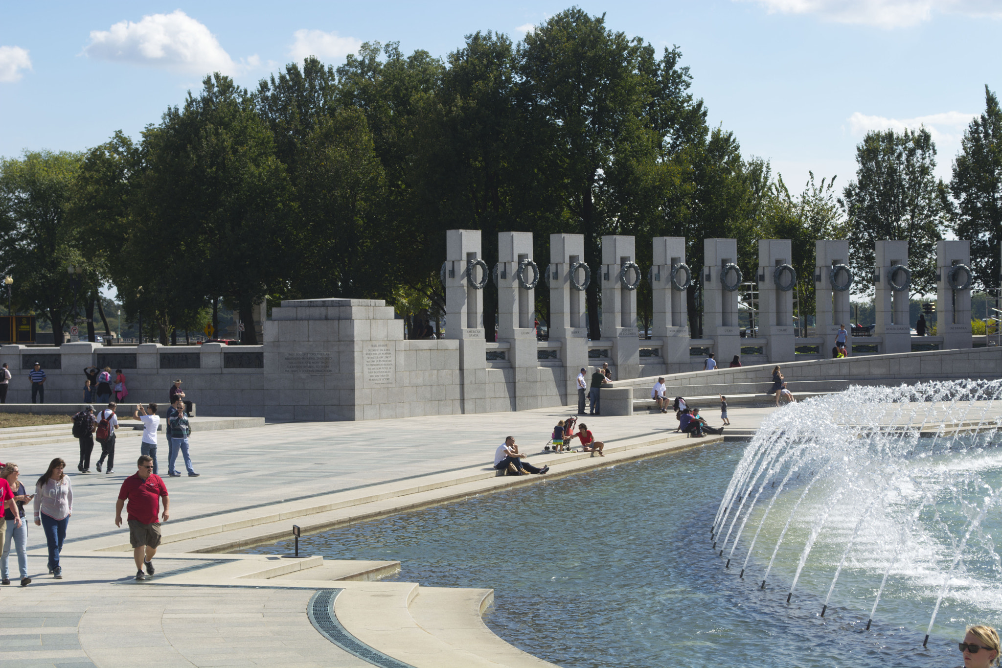 IX-Nikkor 30-60mm f/4-5.6 sample photo. Wwii memorial photography