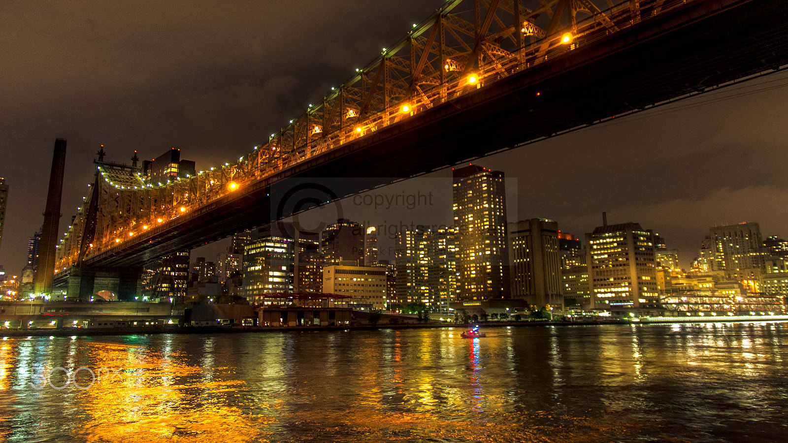 Pentax K-r sample photo. Ed koch queensboro bridge at night photography