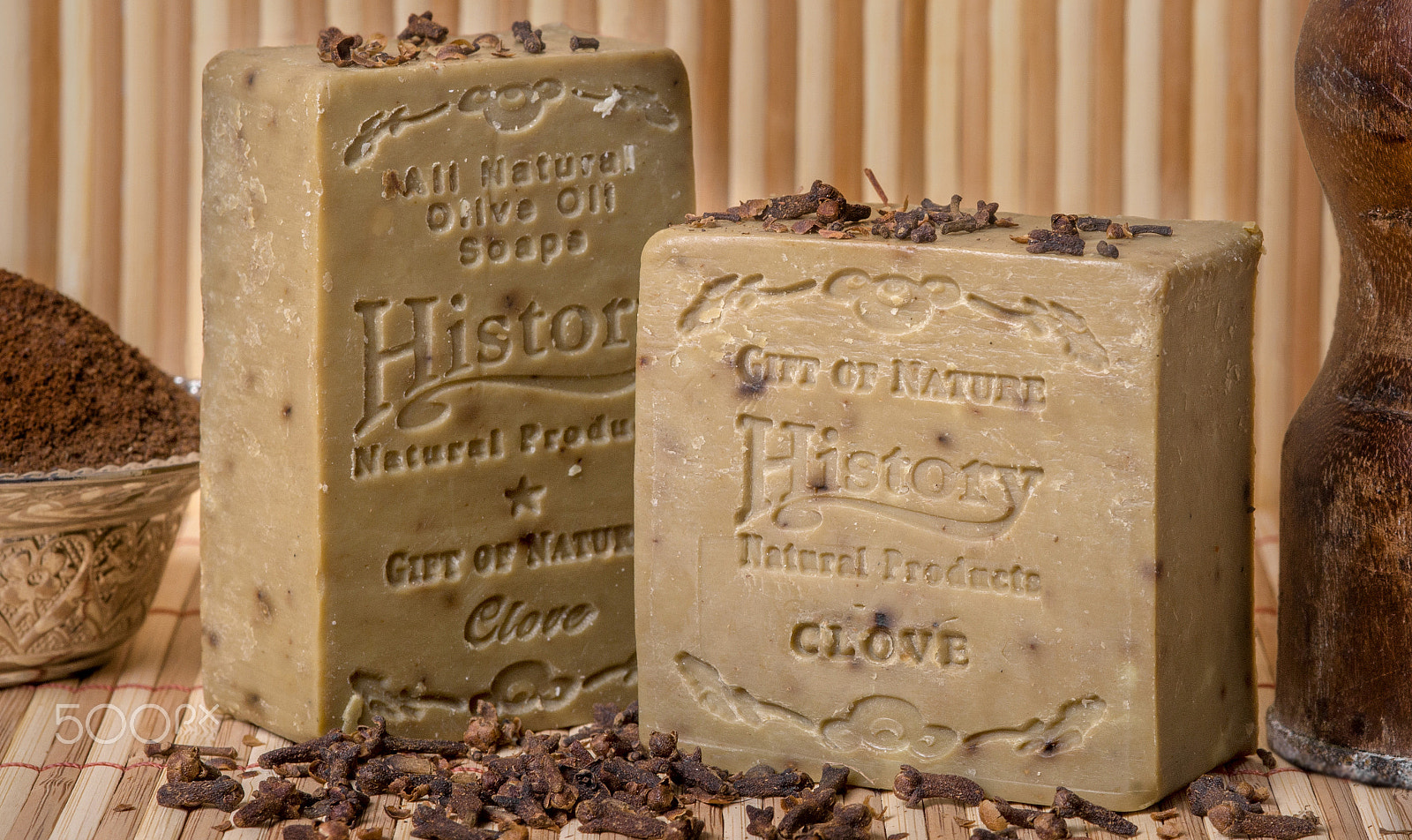 Nikon D800 + Sigma 105mm F2.8 EX DG Macro sample photo. Clove soap photography