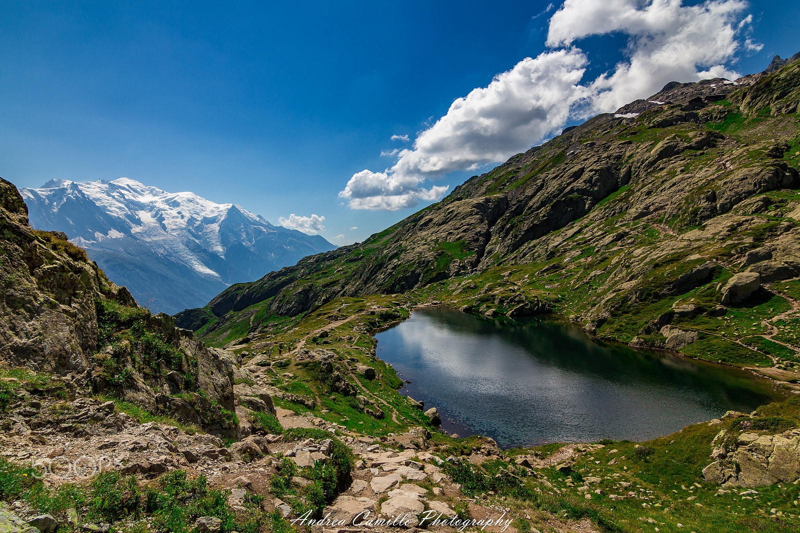 Canon EOS 650D (EOS Rebel T4i / EOS Kiss X6i) sample photo. Mont blanc facing to the lac de cheserys photography