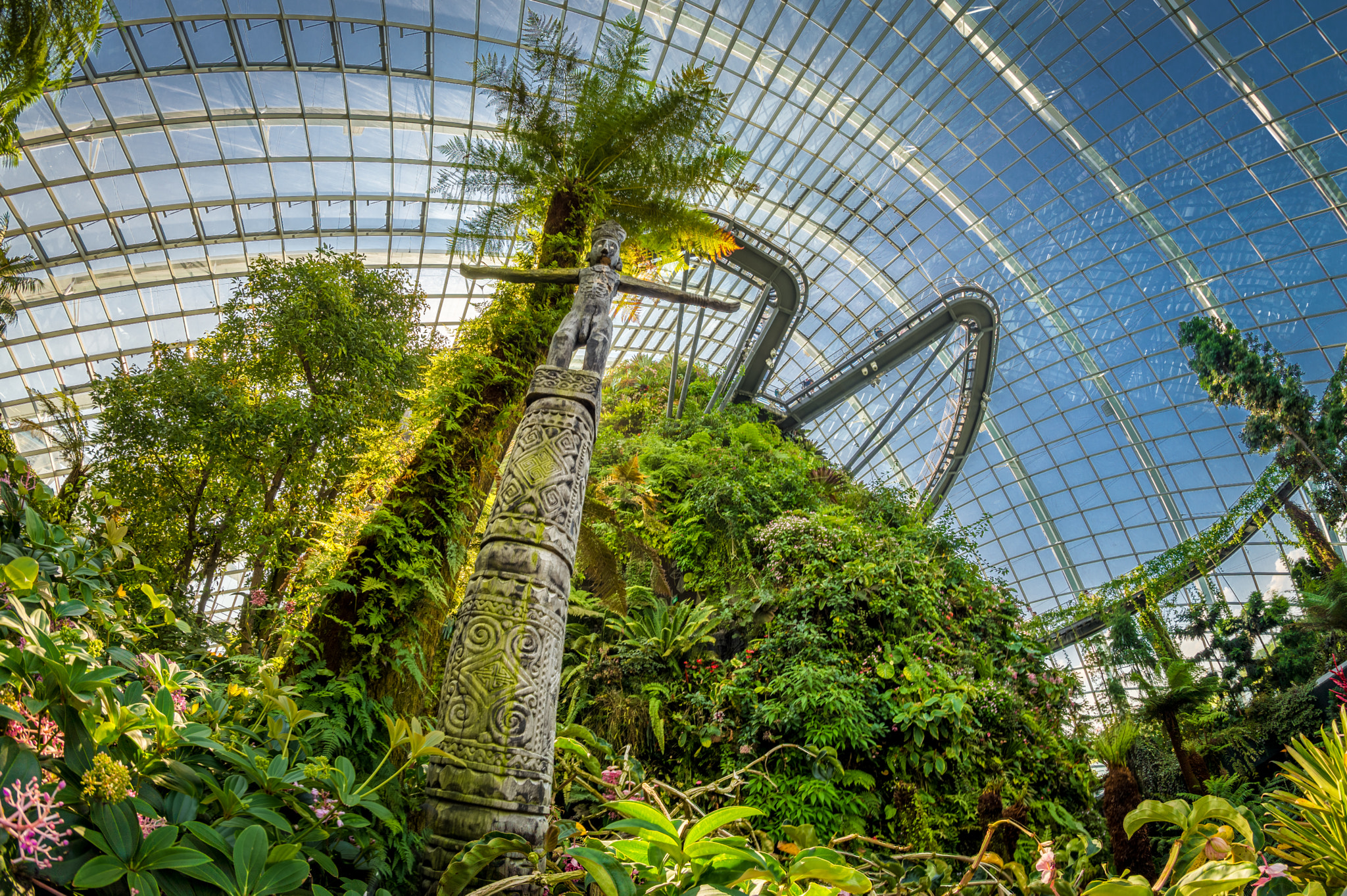 Nikon D610 sample photo. Singapore sky garden photography