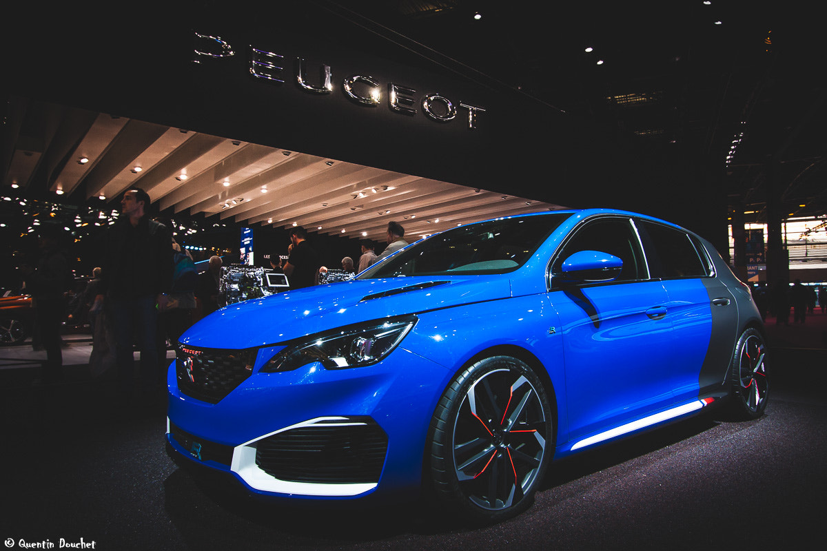 Canon EF-S 10-22mm F3.5-4.5 USM sample photo. Peugeot 308 r hybrid - mondial auto 2016 photography