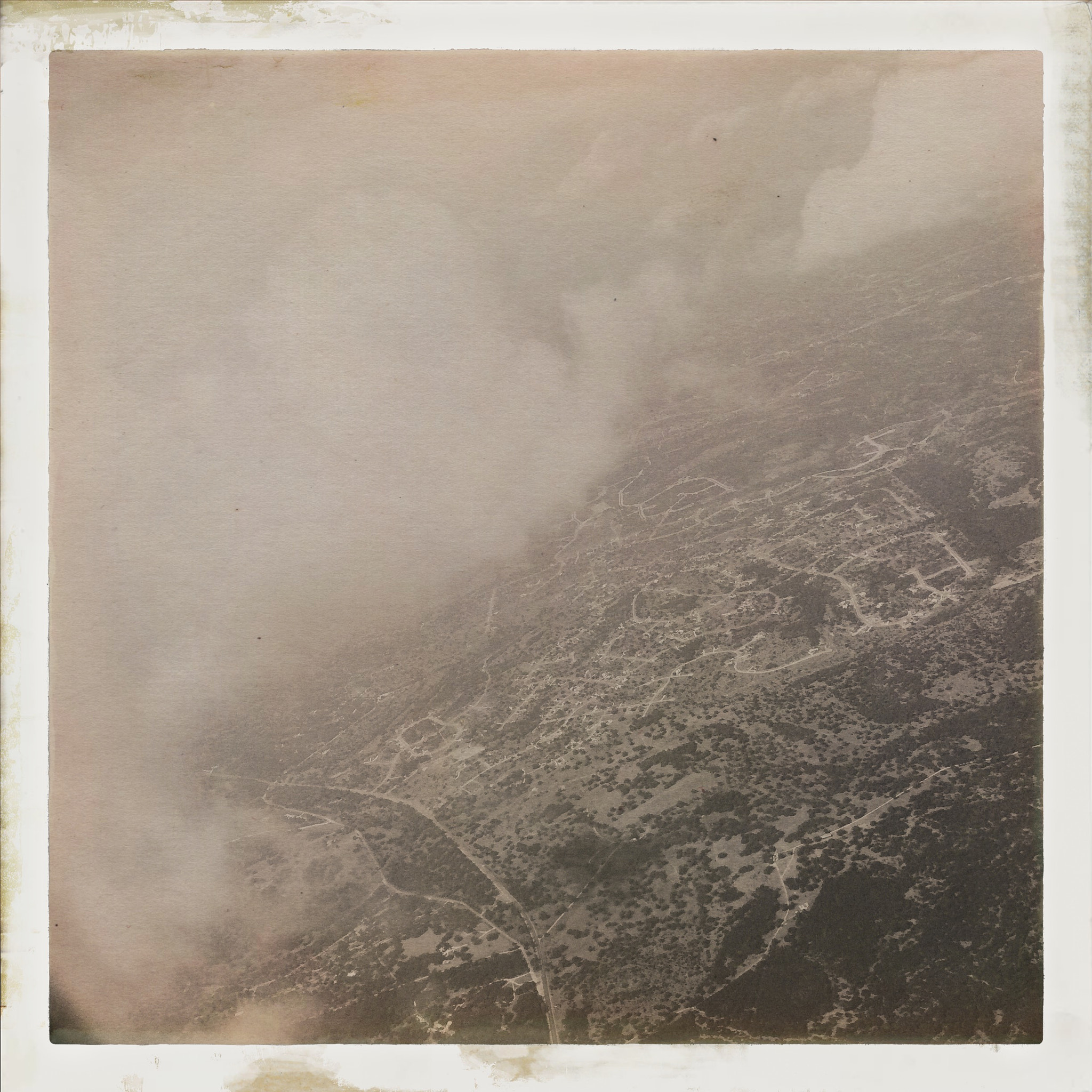 Hipstamatic 301 sample photo. Lake charles from the air photography