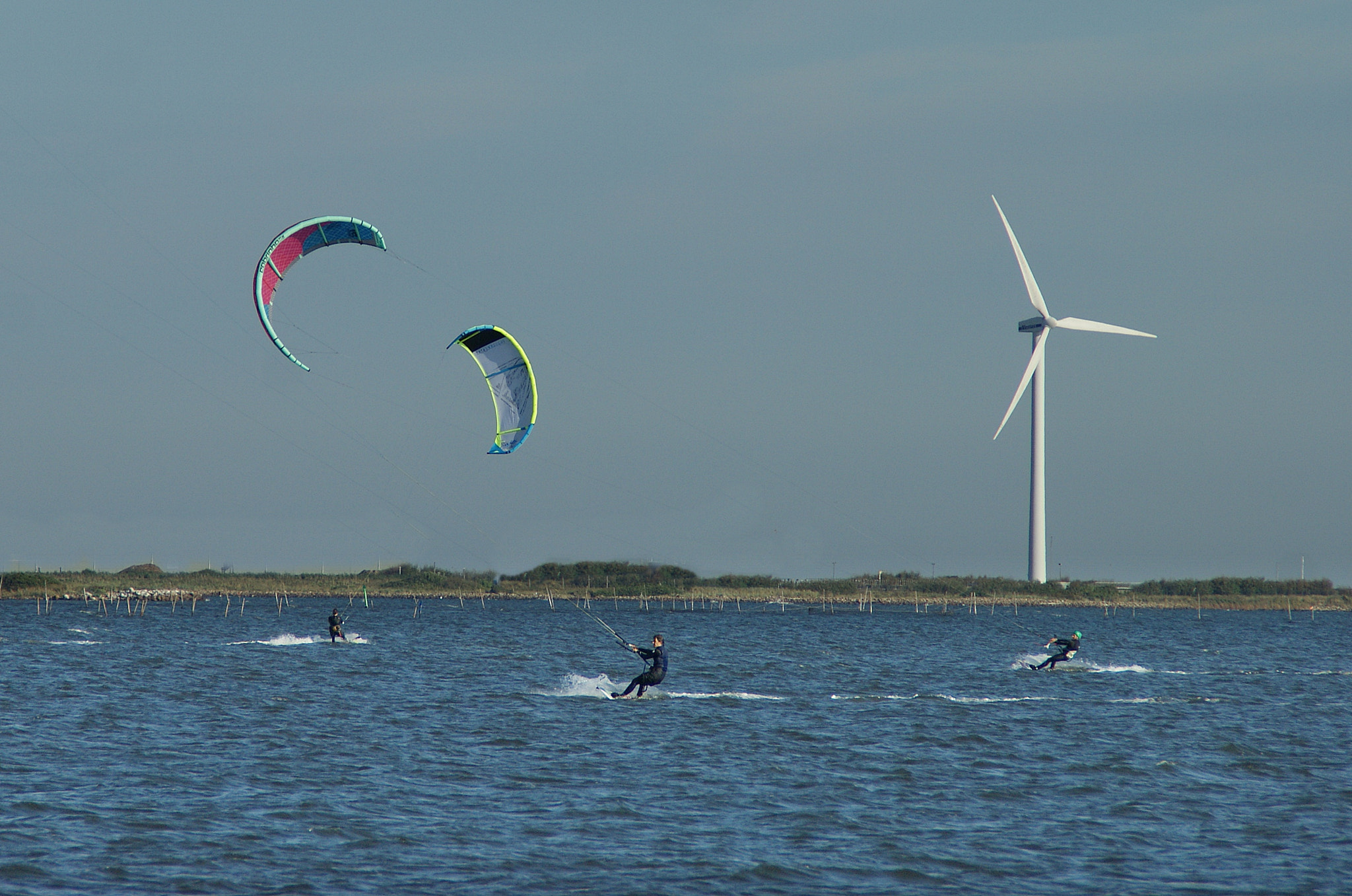 Sony Alpha DSLR-A290 sample photo. Wind power photography