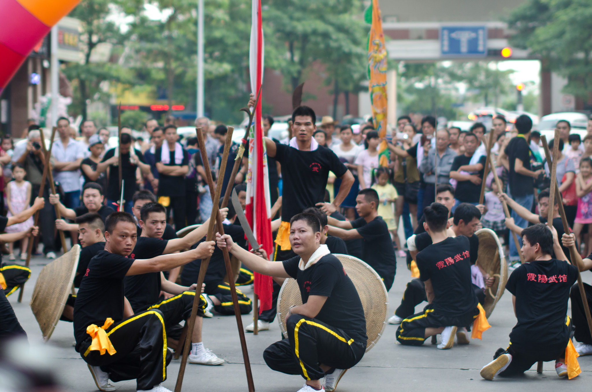 Nikon D5100 + Sigma 50mm F1.4 EX DG HSM sample photo. Kong fu group in china photography