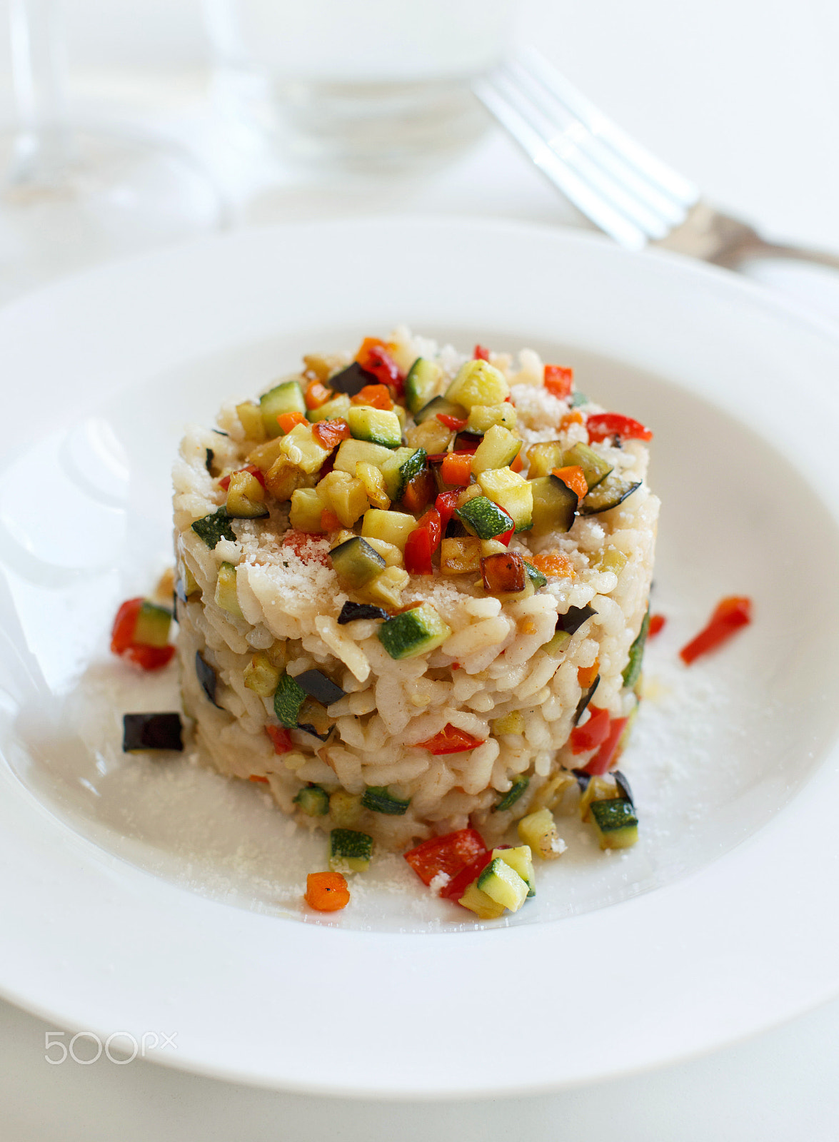 Canon EOS 650D (EOS Rebel T4i / EOS Kiss X6i) + Canon EF 50mm F1.2L USM sample photo. Vegetable risotto photography