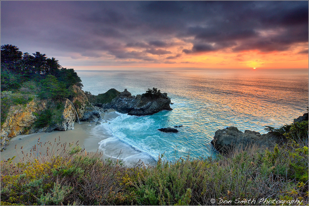 Canon EOS-1Ds Mark III sample photo. Winter sunset mcway cove photography