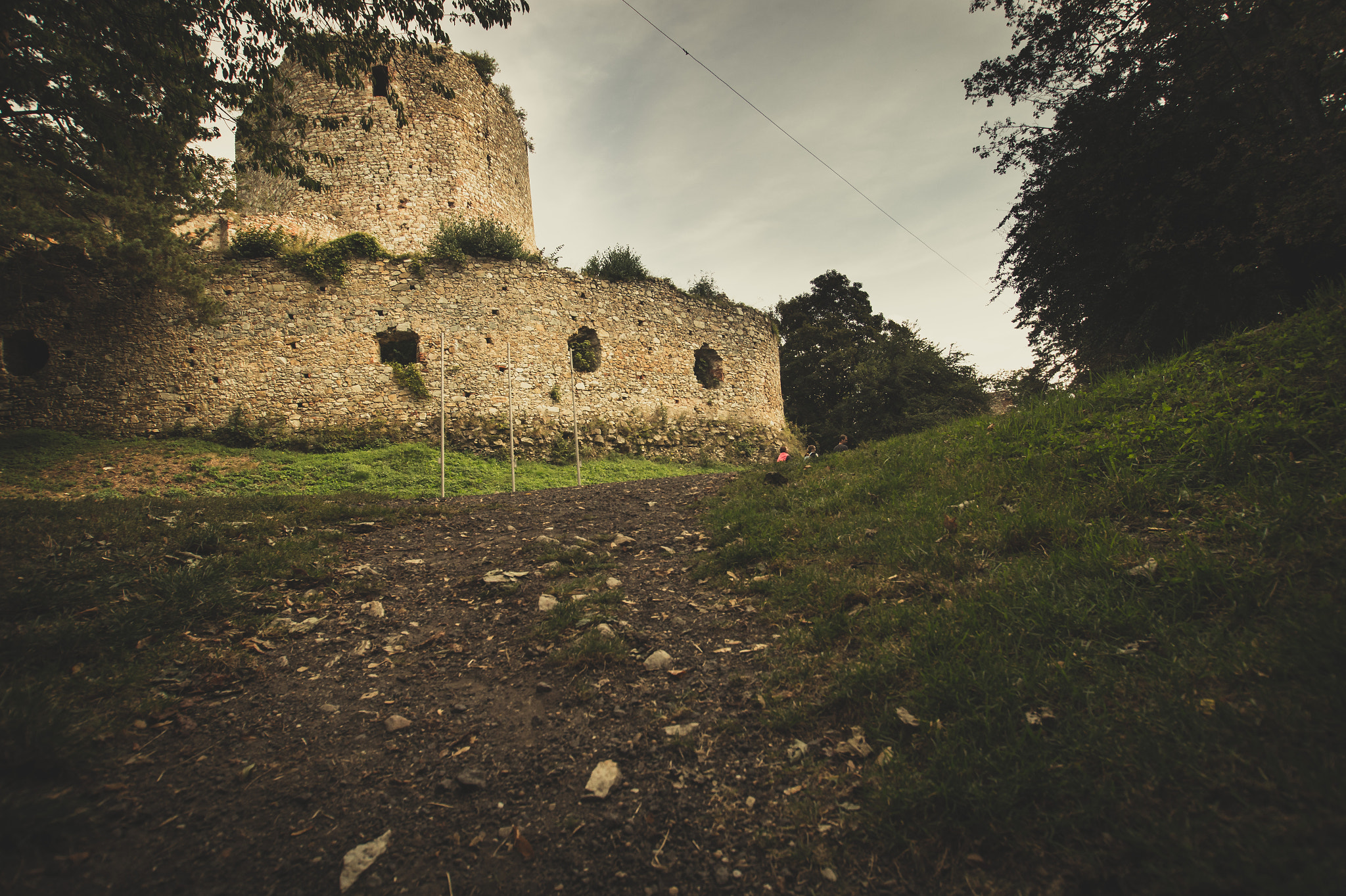 Sony SLT-A58 sample photo. Burgruine landsee photography