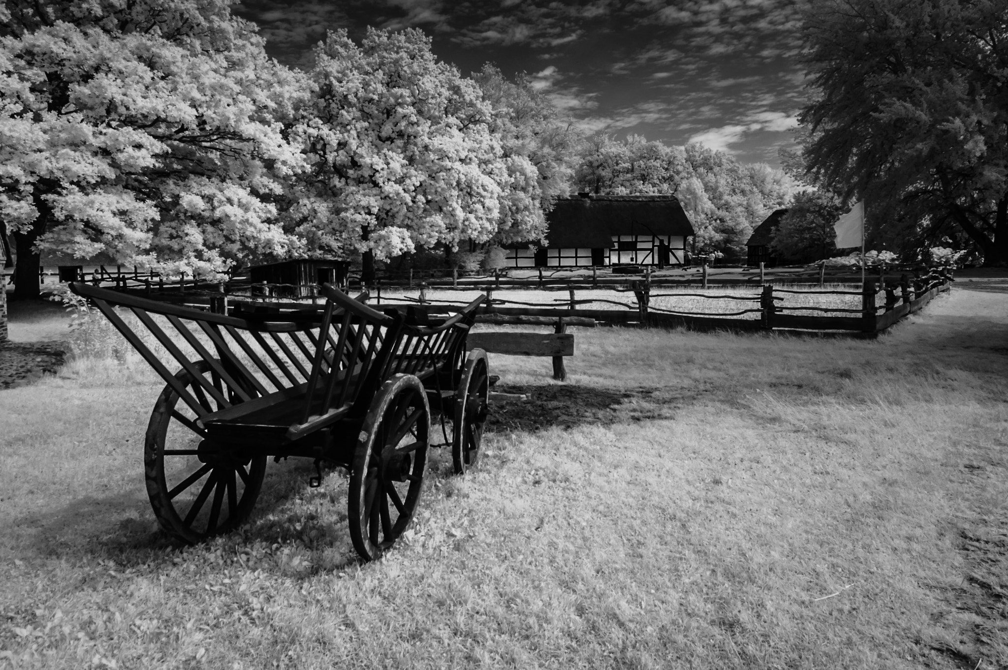 Nikon D70s sample photo. Hjerl hede - open air museum photography