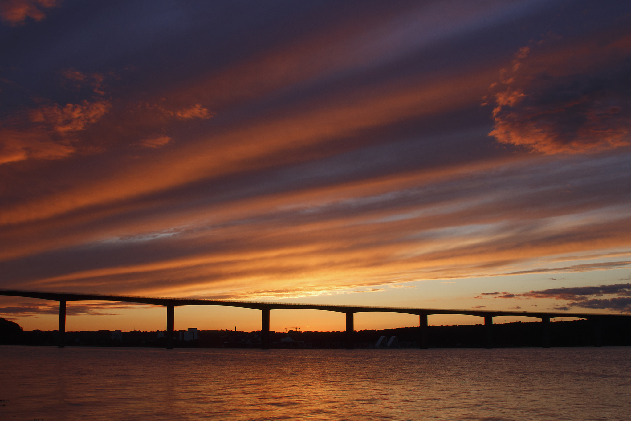 Canon EF 28-135mm F3.5-5.6 IS USM sample photo. Vejle fjord-bridge photography