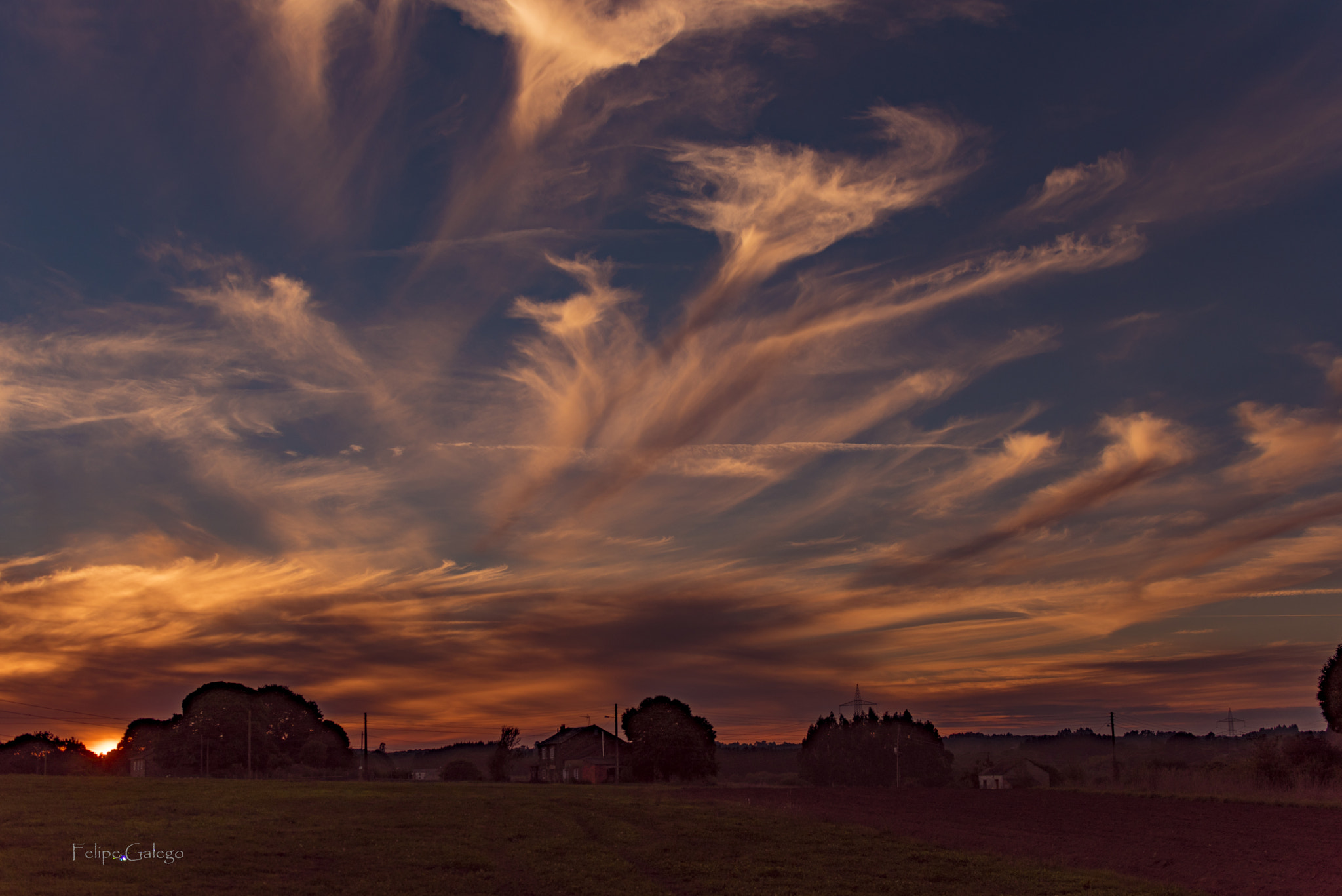 Nikon D750 sample photo. Cielo en llamas photography