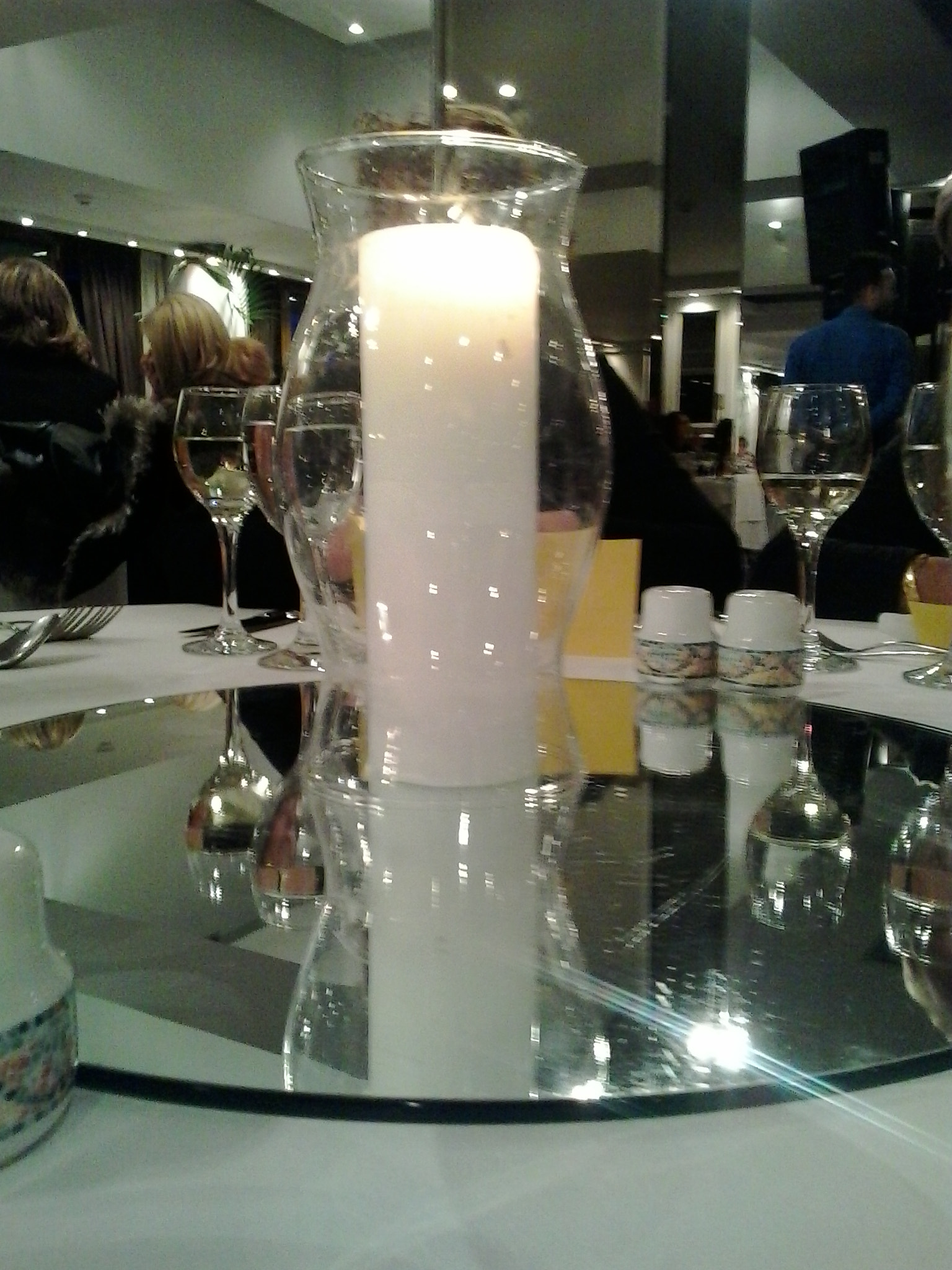 Samsung Galaxy Young sample photo. Cadle on the table photography