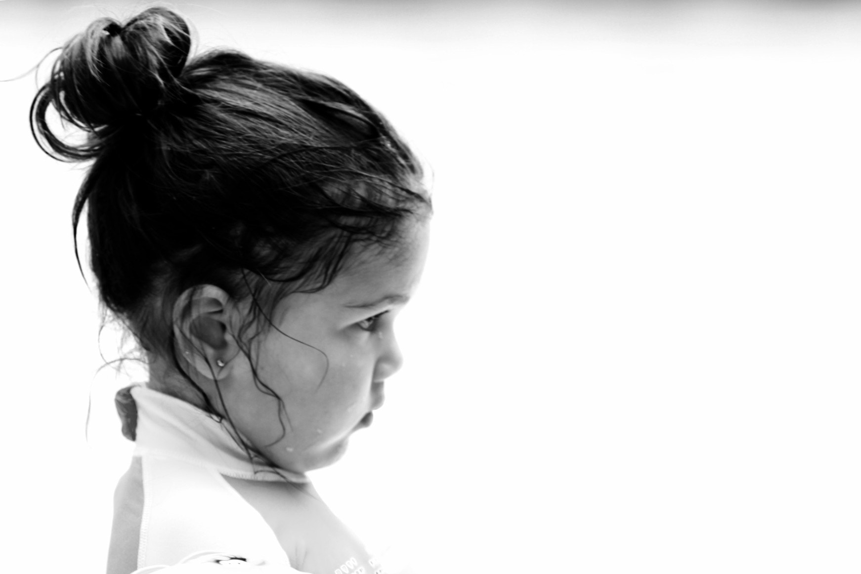 Canon EF 135mm F2L USM sample photo. Bw girl photography