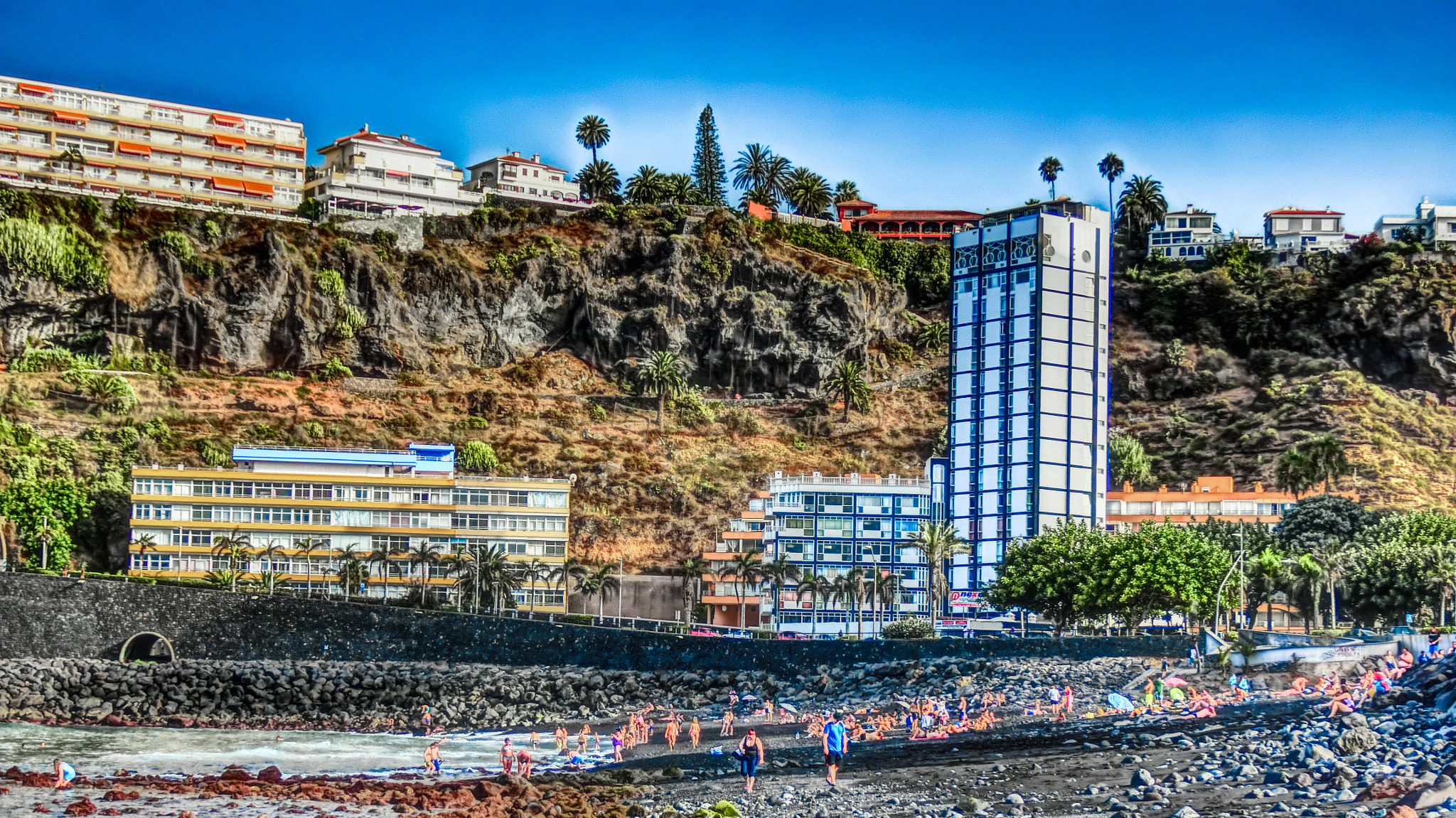 CASIO EX-ZR500 sample photo. Tenerife beach photography