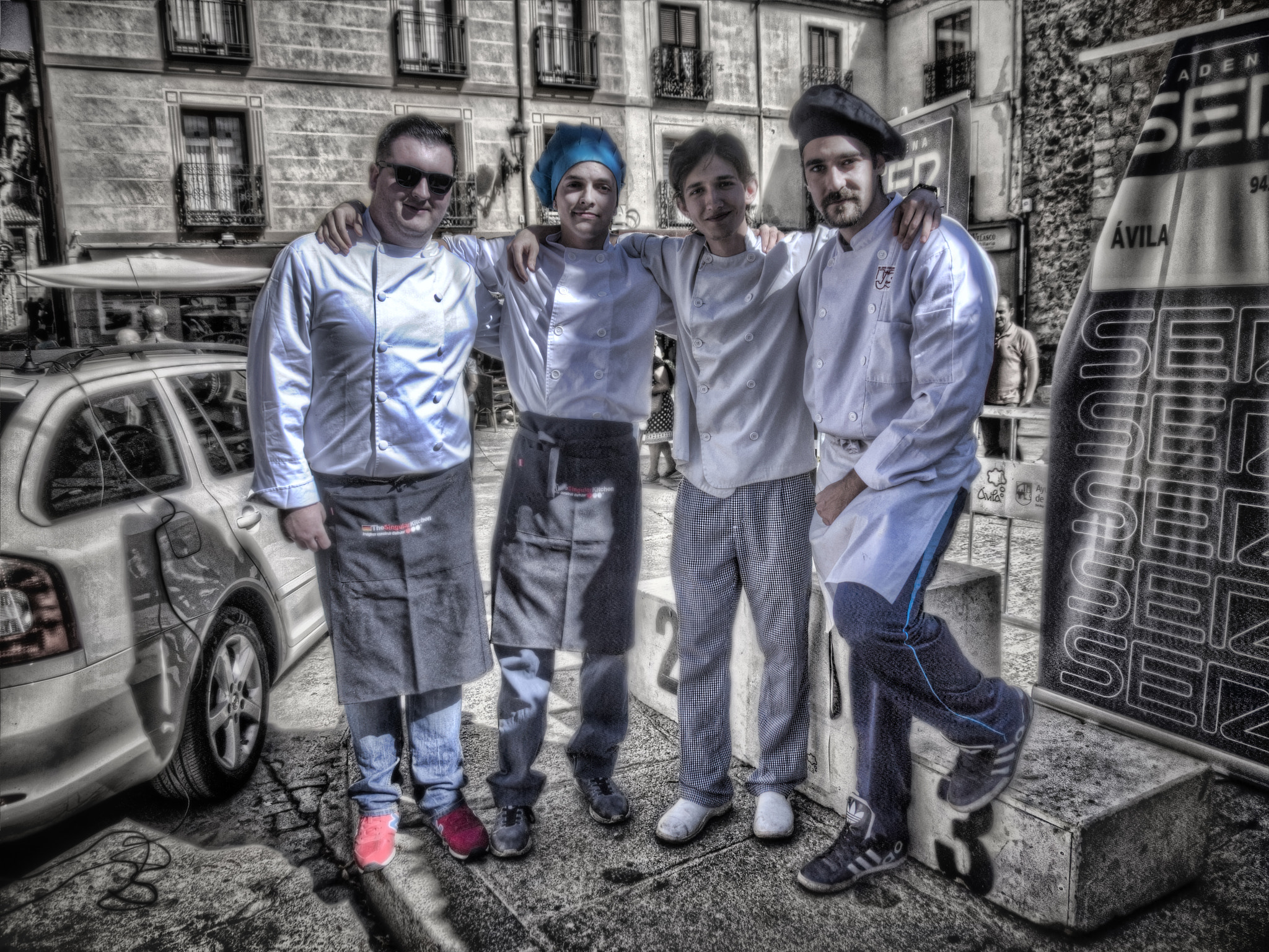 Olympus PEN E-PL1 sample photo. Cocineros photography