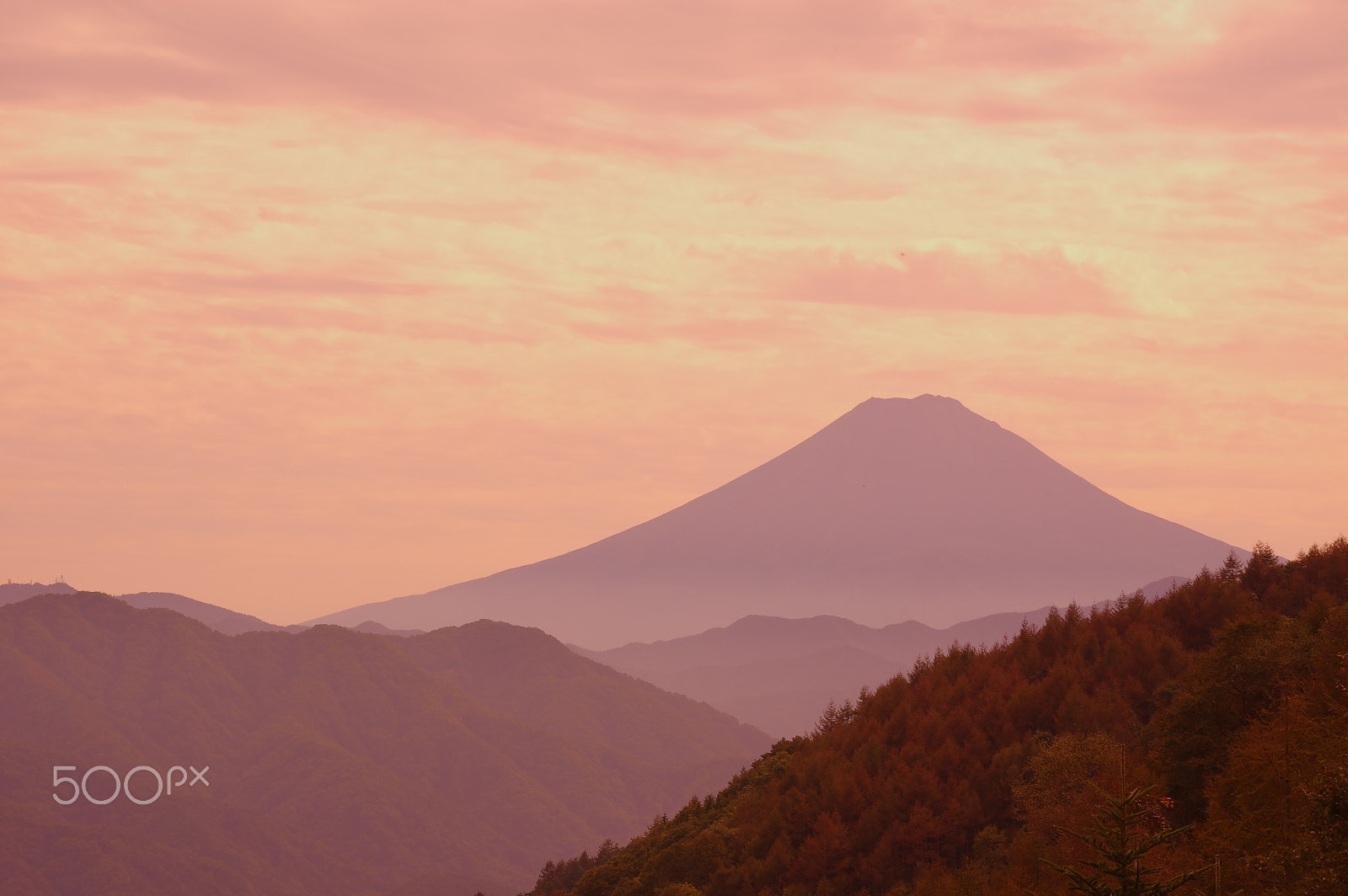 smc PENTAX-DA L 55-300mm F4-5.8 ED sample photo. Mt.fuji at the twilight time photography