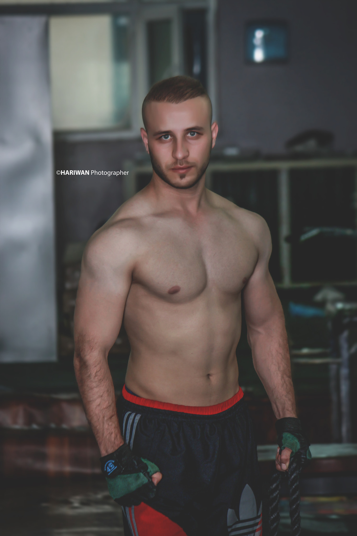 Canon EF-S 55-250mm F4-5.6 IS sample photo. Body building photography