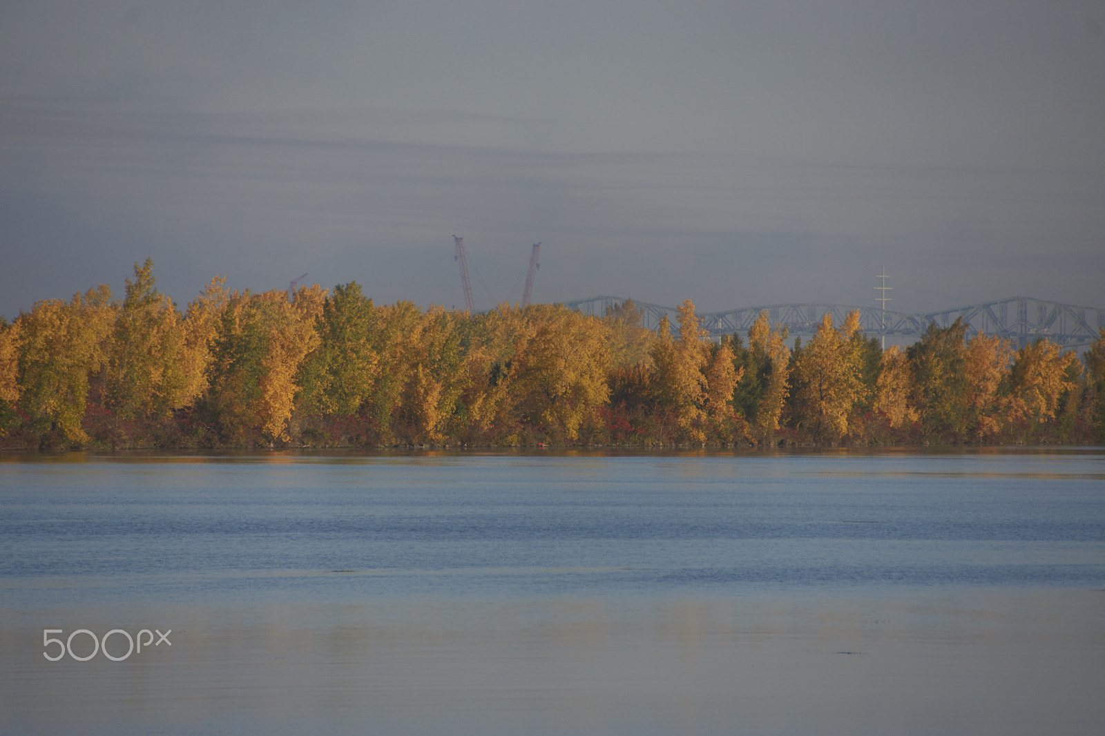 Sony SLT-A65 (SLT-A65V) + DT 18-270mm F3.5-6.3 SSM sample photo. Pont champlain au loin photography