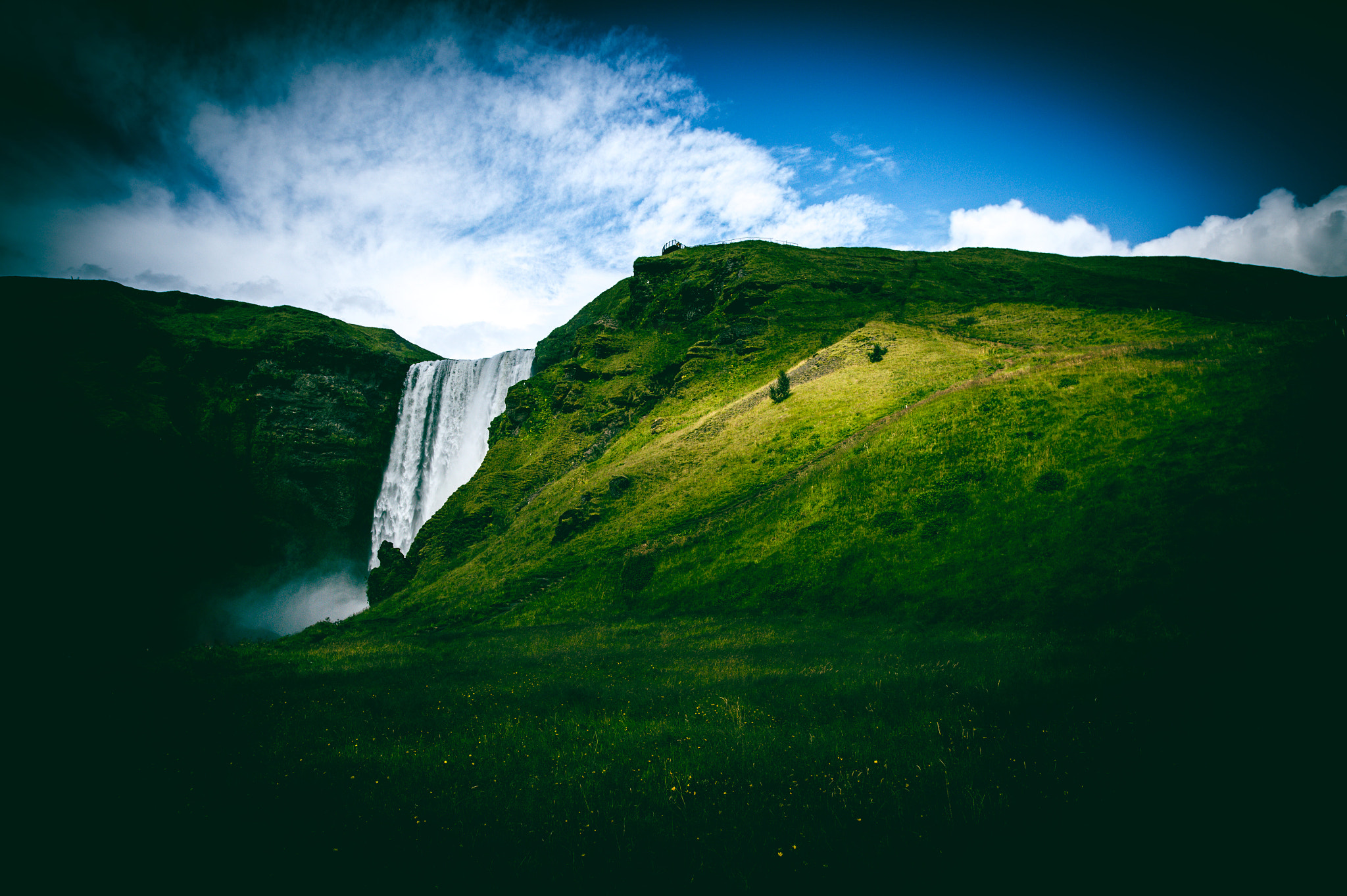 Nikon Df sample photo. Skogafoss photography