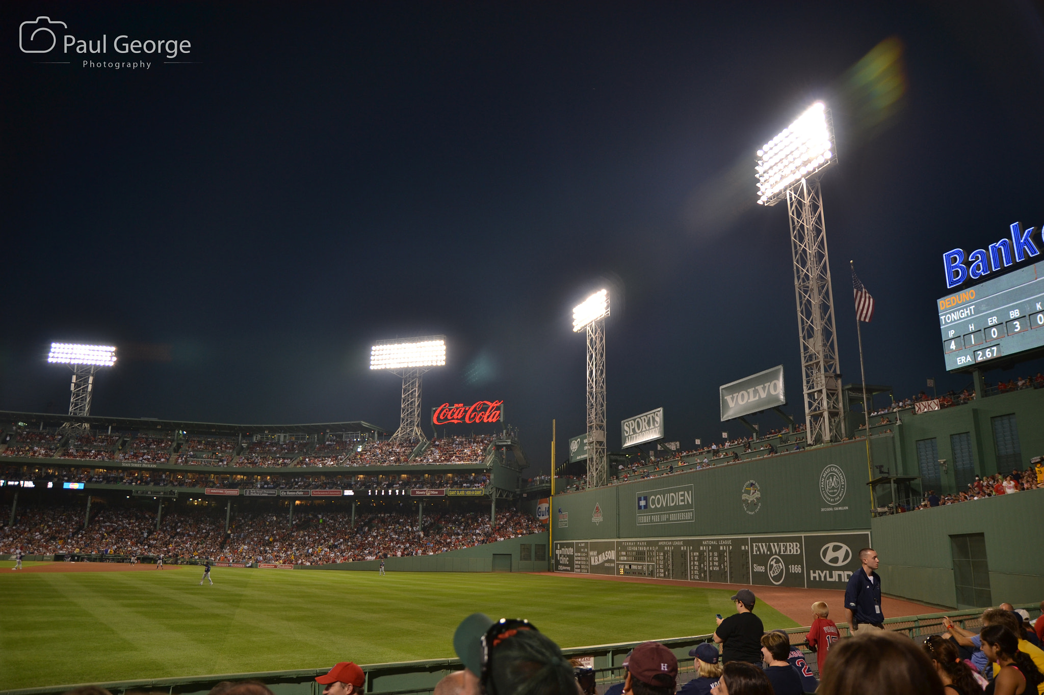 Nikon D3100 + Tamron SP AF 17-50mm F2.8 XR Di II VC LD Aspherical (IF) sample photo. Fenway at night photography