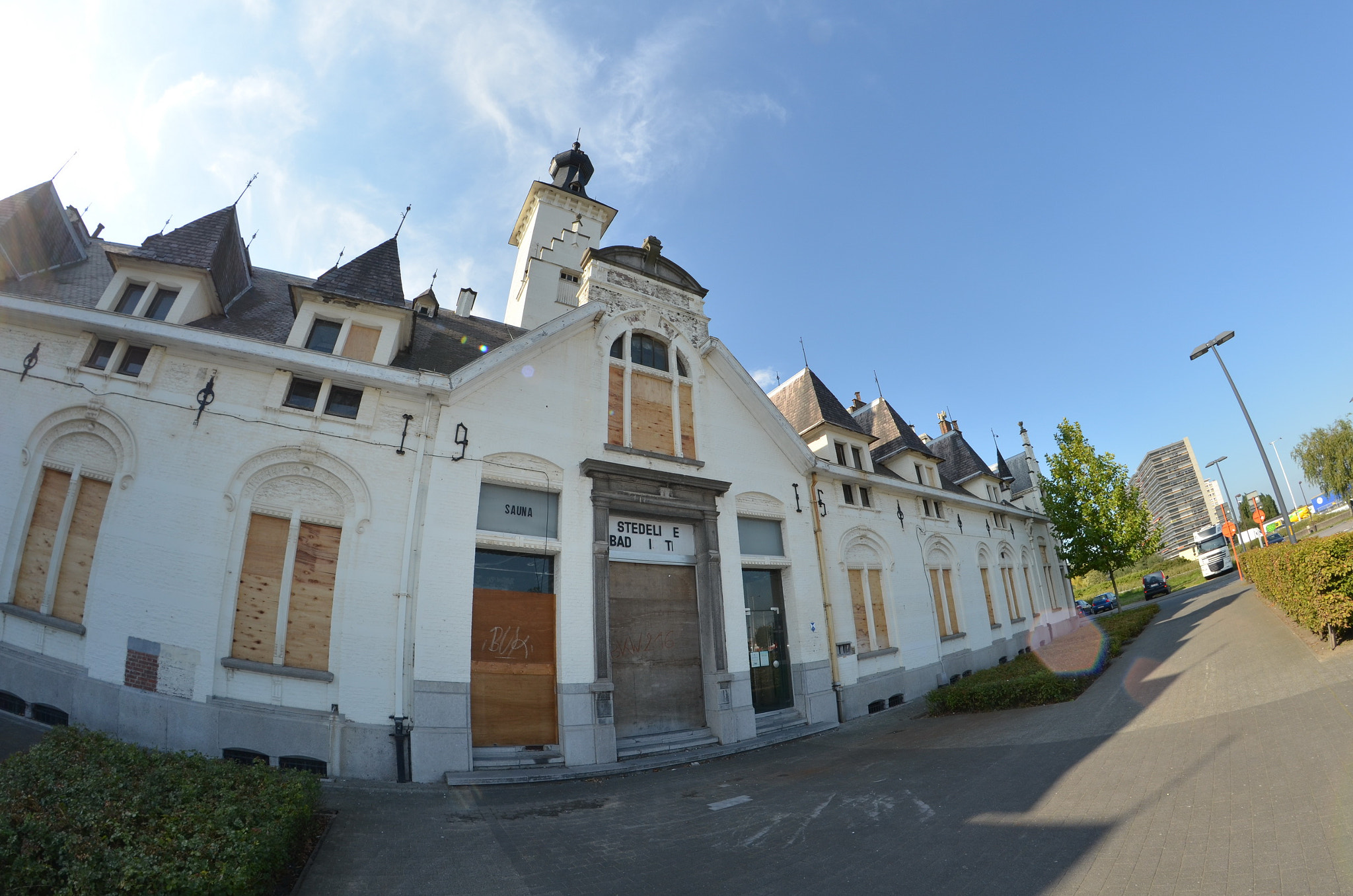 Nikon D5100 + Samyang 8mm F3.5 Aspherical IF MC Fisheye sample photo. Den ouwen dok van mechelen photography