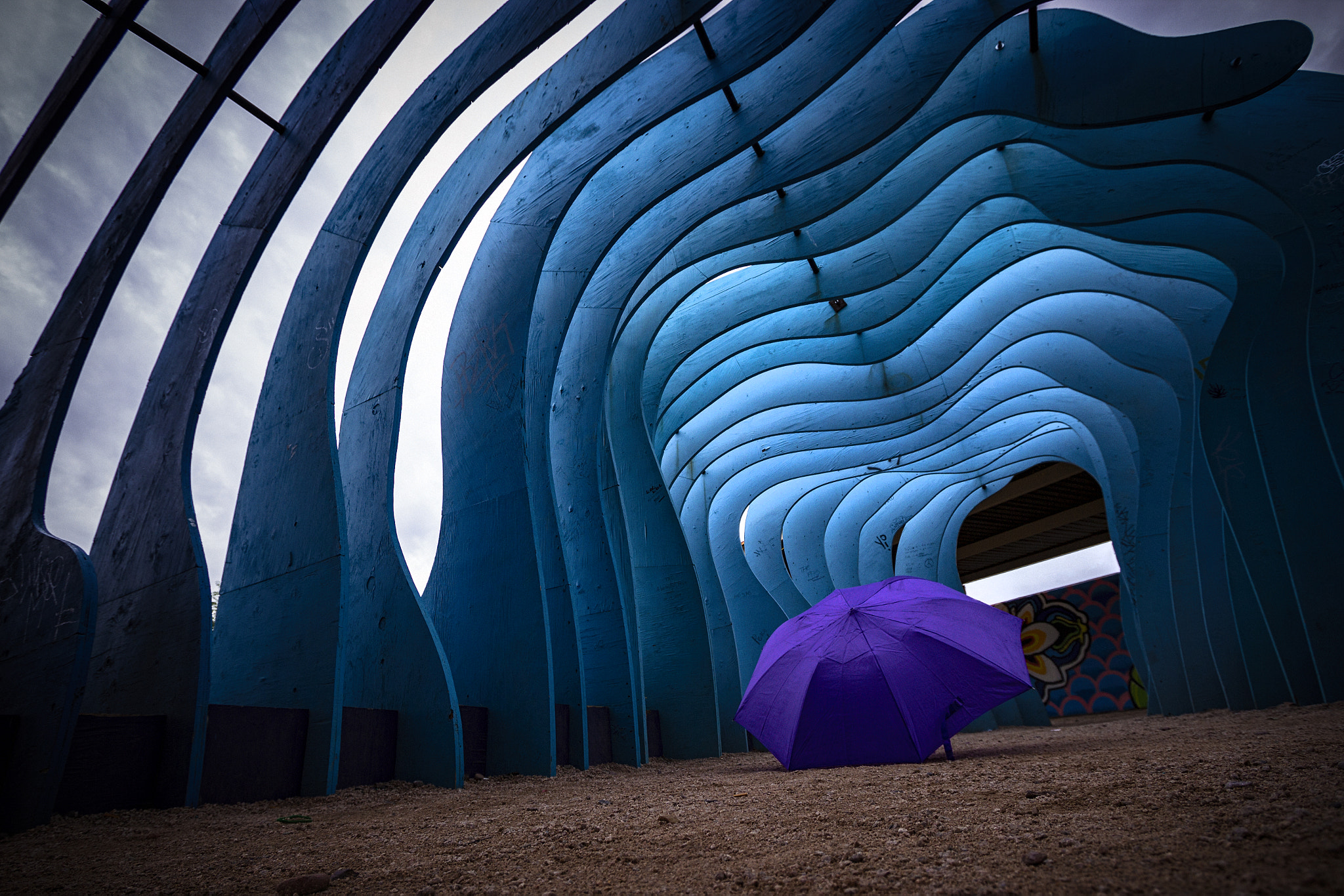 Canon EF-S 10-22mm F3.5-4.5 USM sample photo. Purple umbrella 10 photography