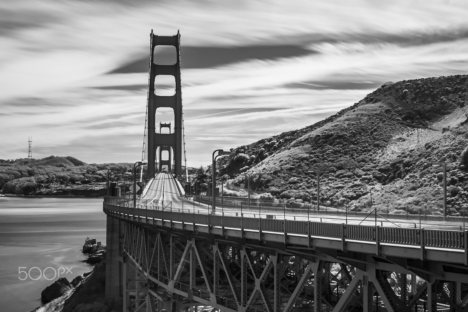 Sony a99 II sample photo. Golden gate bridge - infrared photography